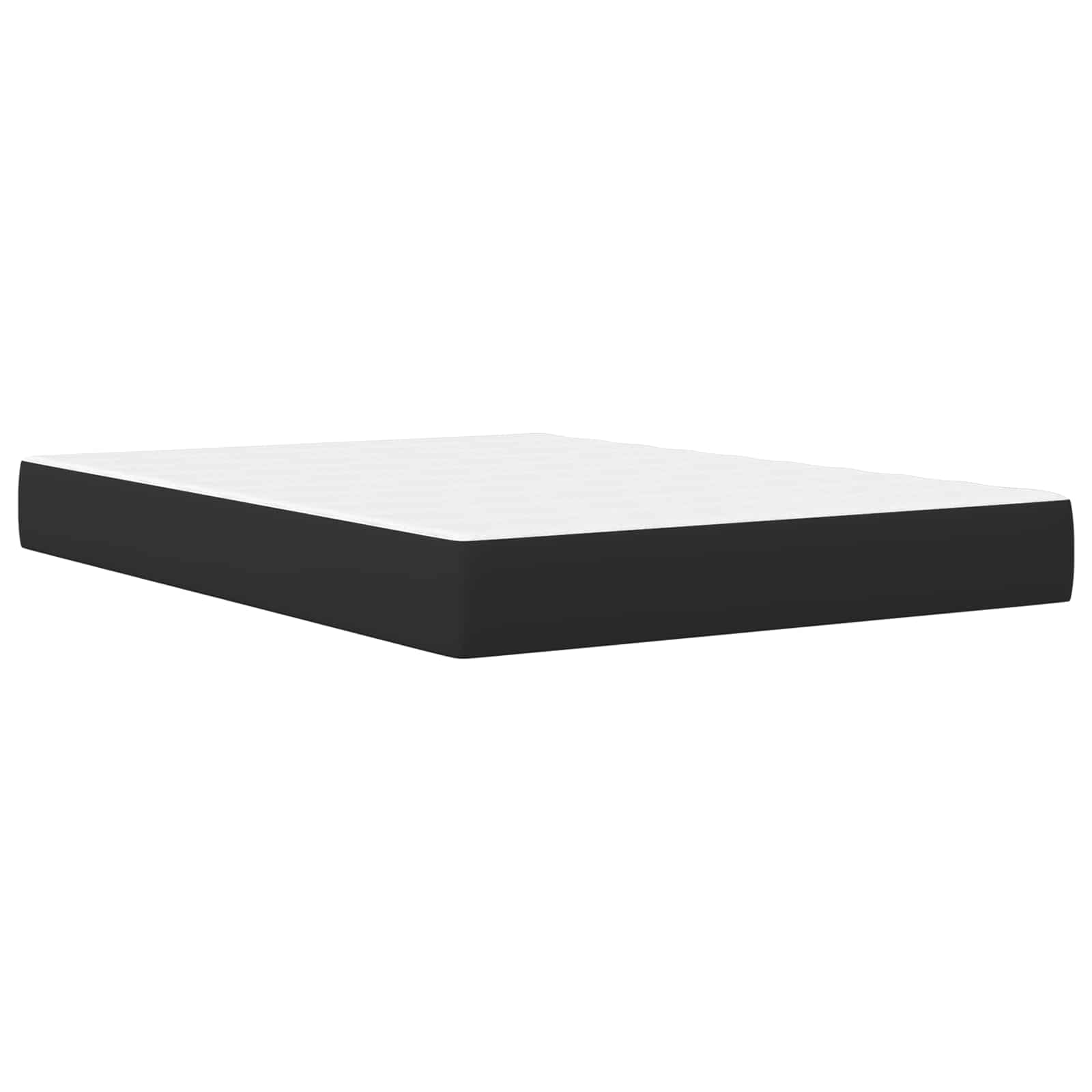 Bed Frame with Headboard Black 137 x 190 cm Faux Leather