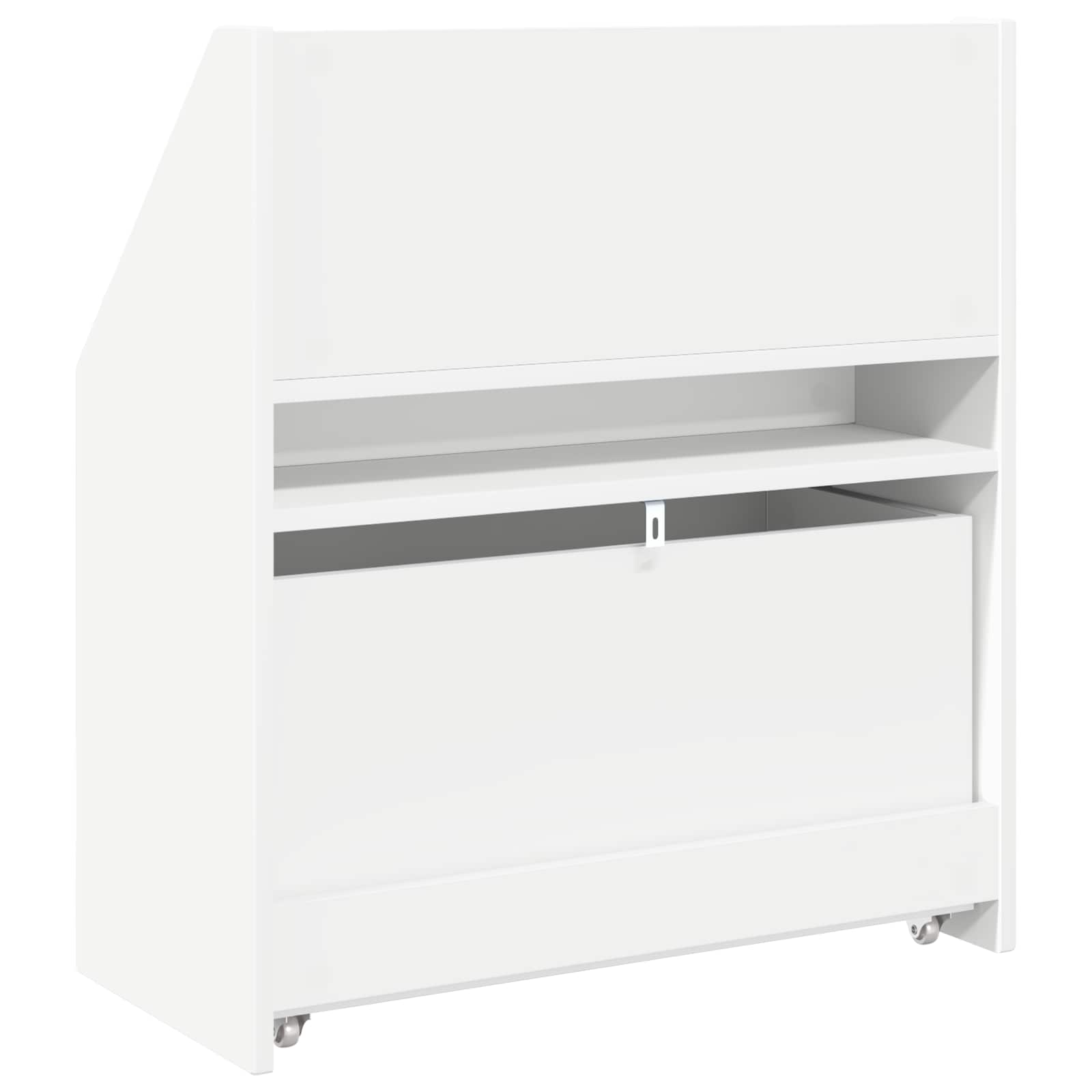 Kids Bookshelf White 60 x 29.5 x 69 cm Engineered Wood