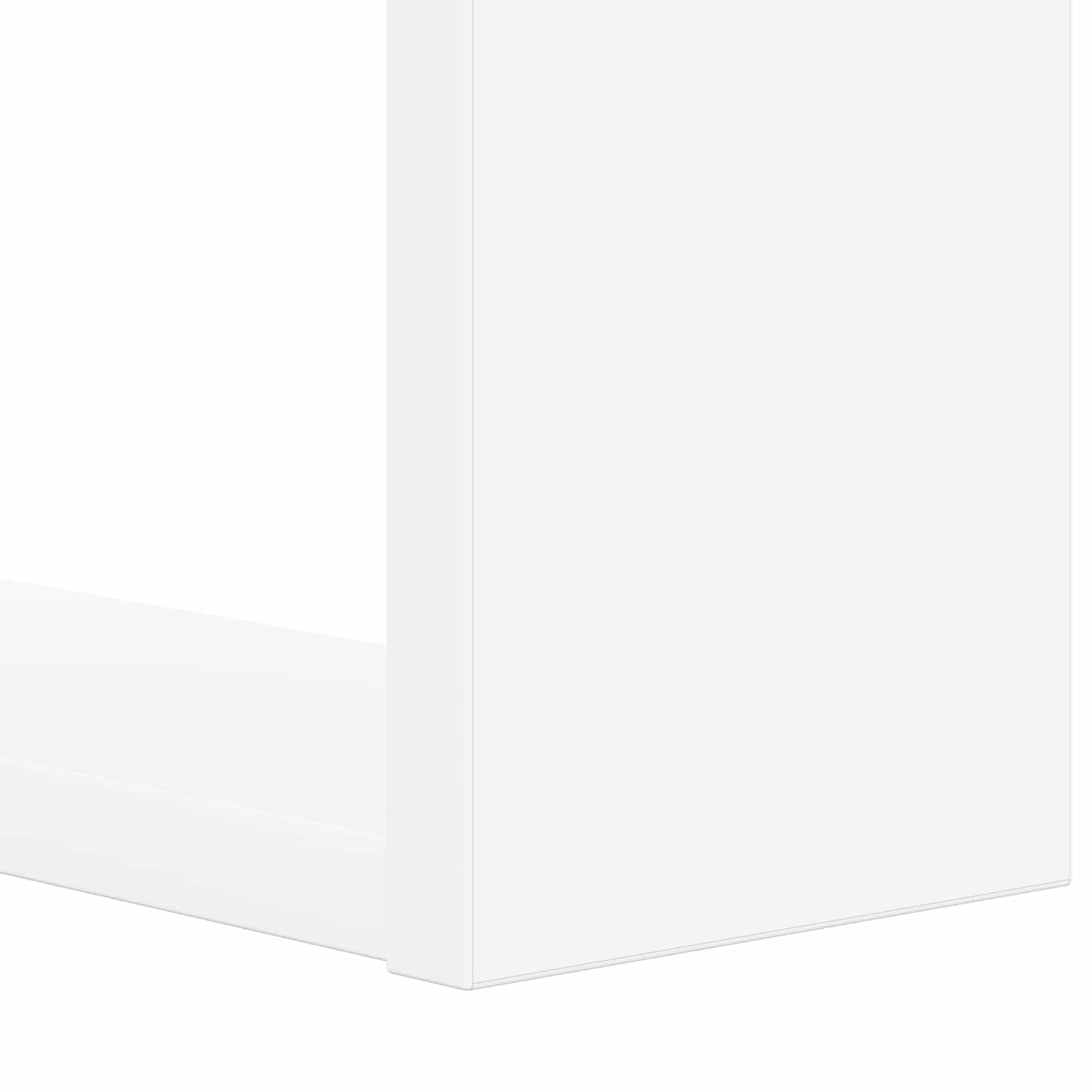 Bookshelf 2-Tier 52 x 25 x 71.5 cm Engineered Wood White