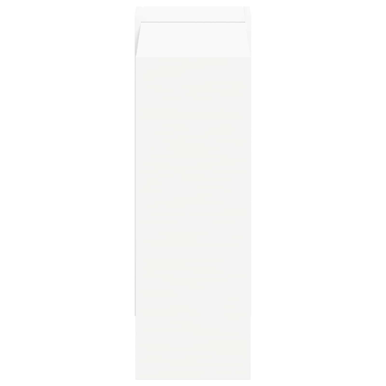 Bookshelf 2-Tier 52 x 25 x 71.5 cm Engineered Wood White