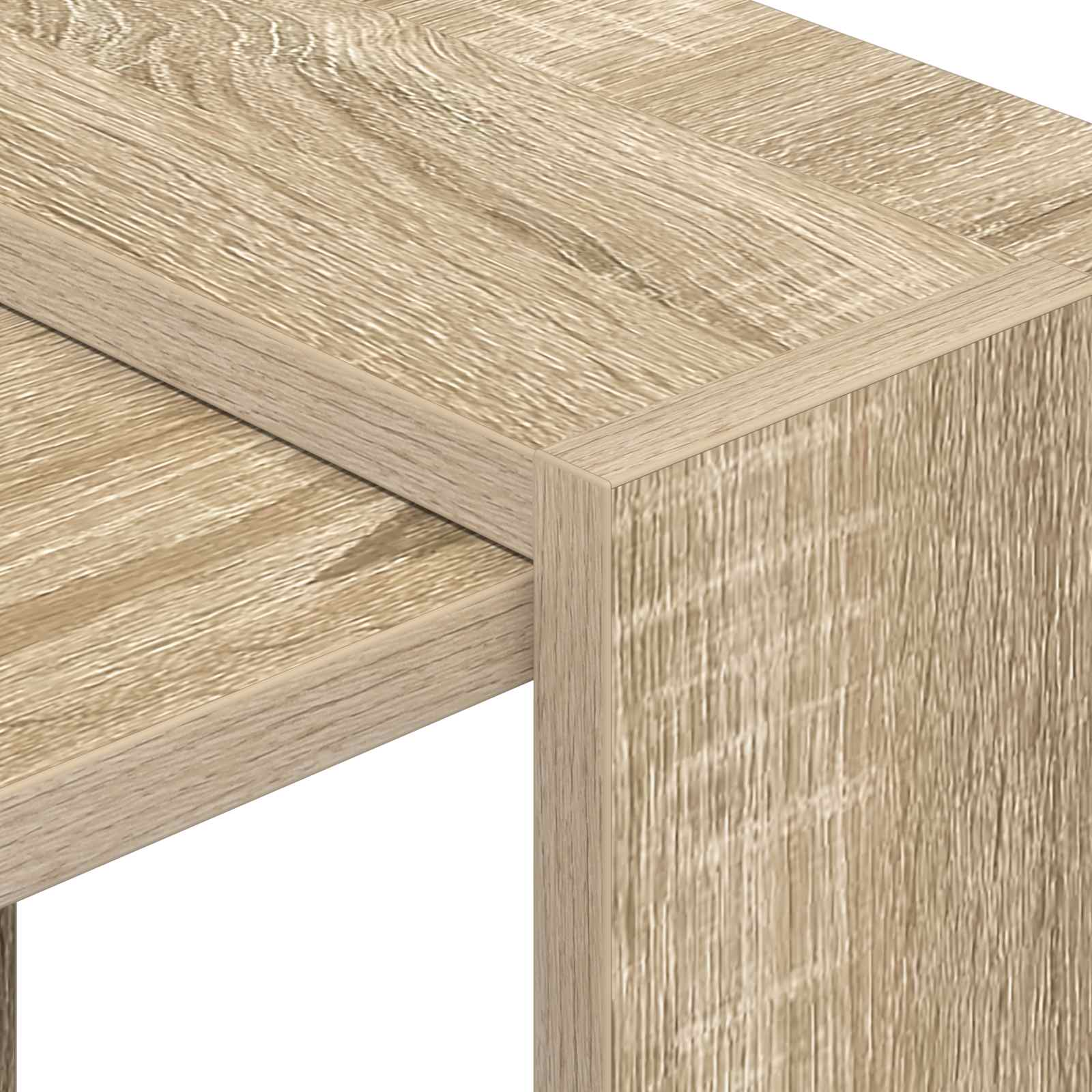 Bookshelf 2-Tier 52 x 25 x 71.5 cm Engineered Wood Sonoma Oak