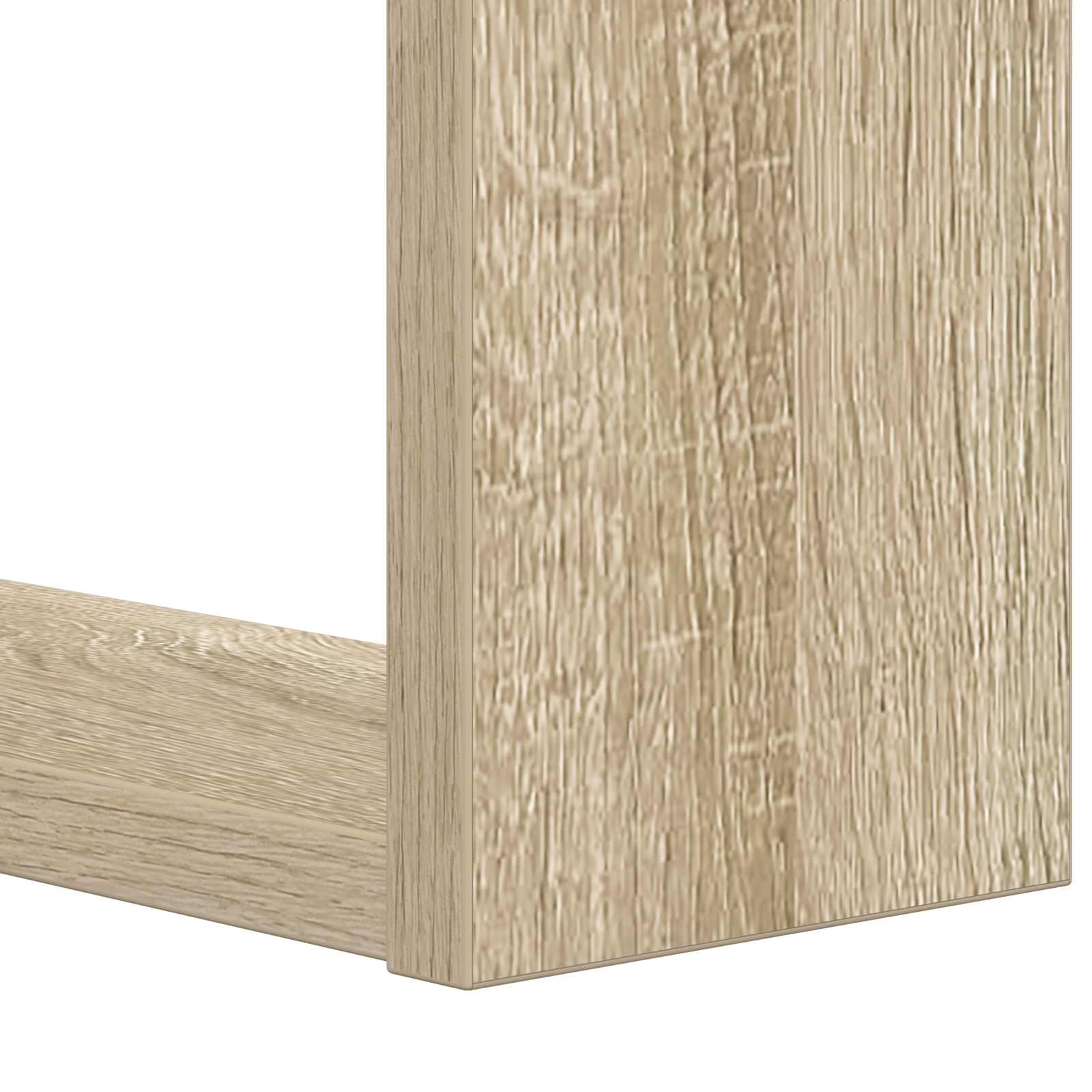 Bookshelf 2-Tier 52 x 25 x 71.5 cm Engineered Wood Sonoma Oak