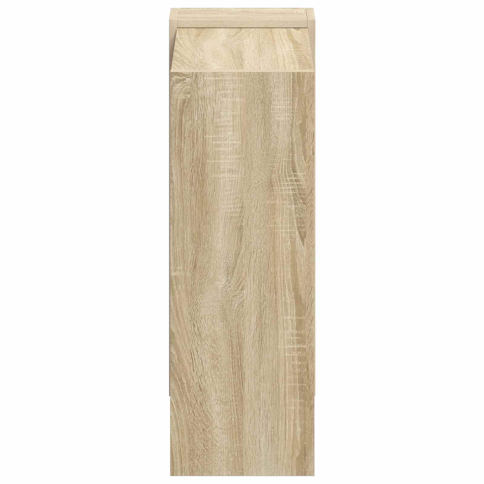 Bookshelf 2-Tier 52 x 25 x 71.5 cm Engineered Wood Sonoma Oak