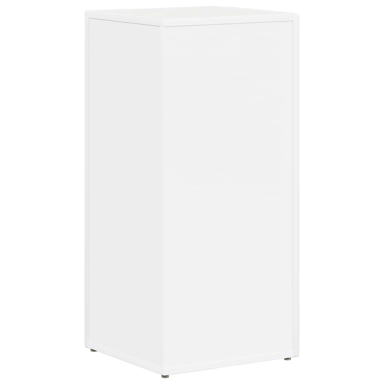 Side Shelf White 33 x 32 x 70.5 cm Engineered Wood