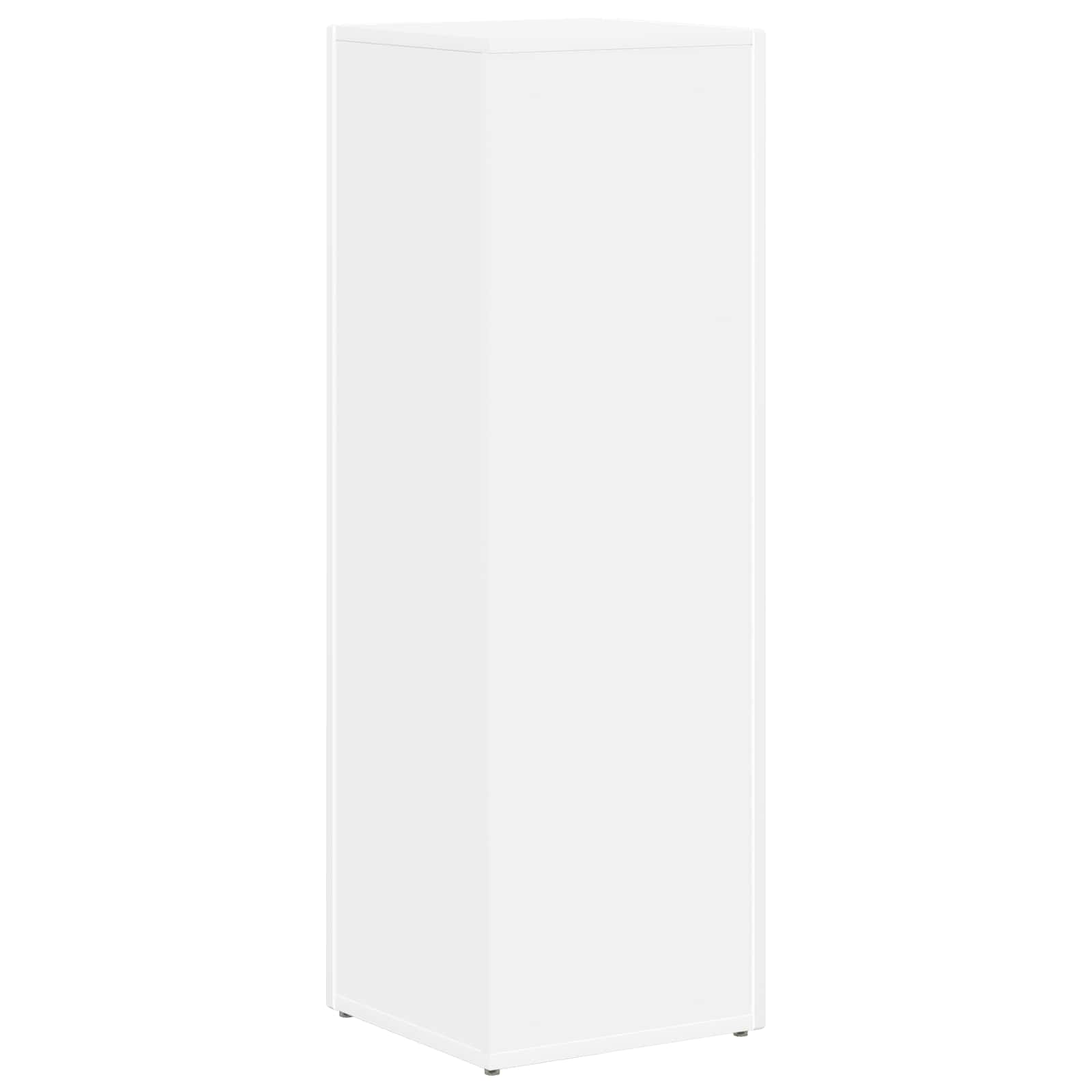 Side Shelf White 33 x 32 x 100.5 cm Engineered Wood