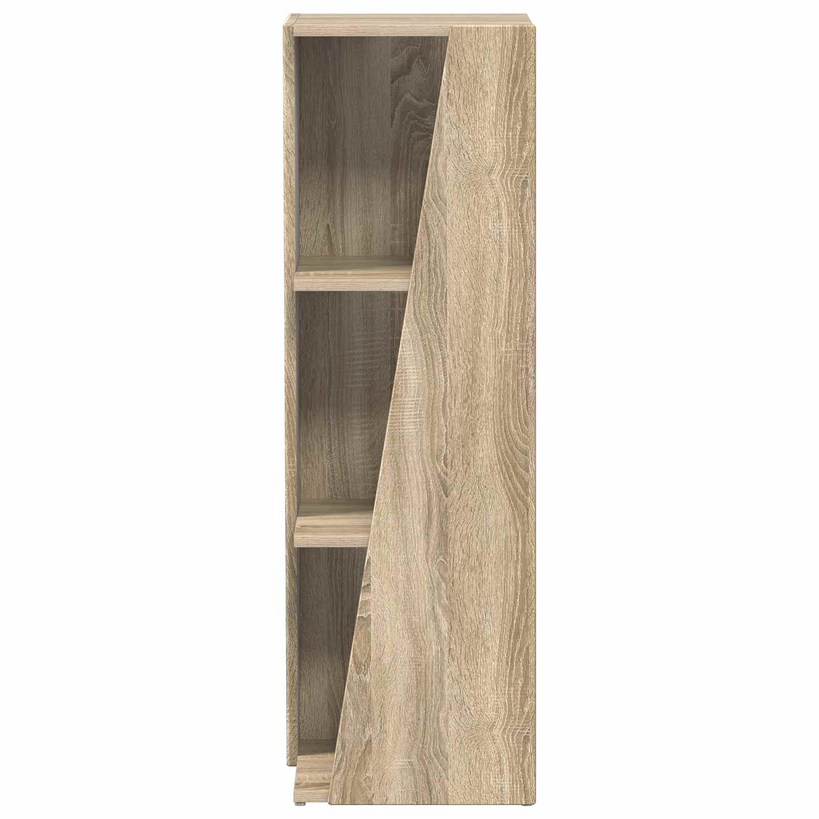 Side Shelf Sonoma Oak 33 x 32 x 100.5 cm Engineered Wood
