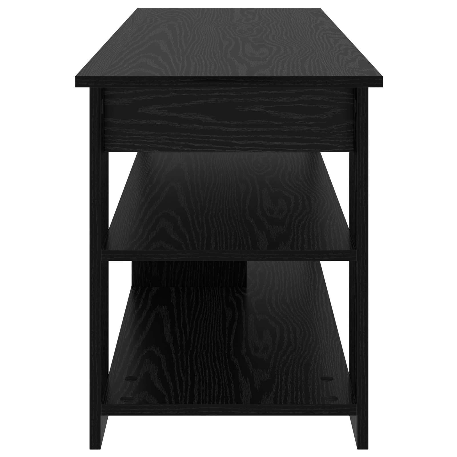 TV stand Black Oak 100 x 40 x 50 cm