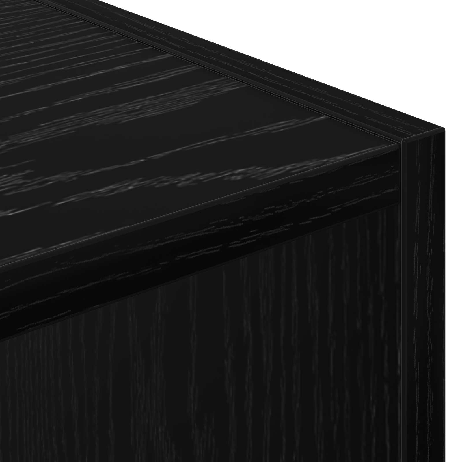 Sideboard Black Oak 90 x 30 x 90 cm