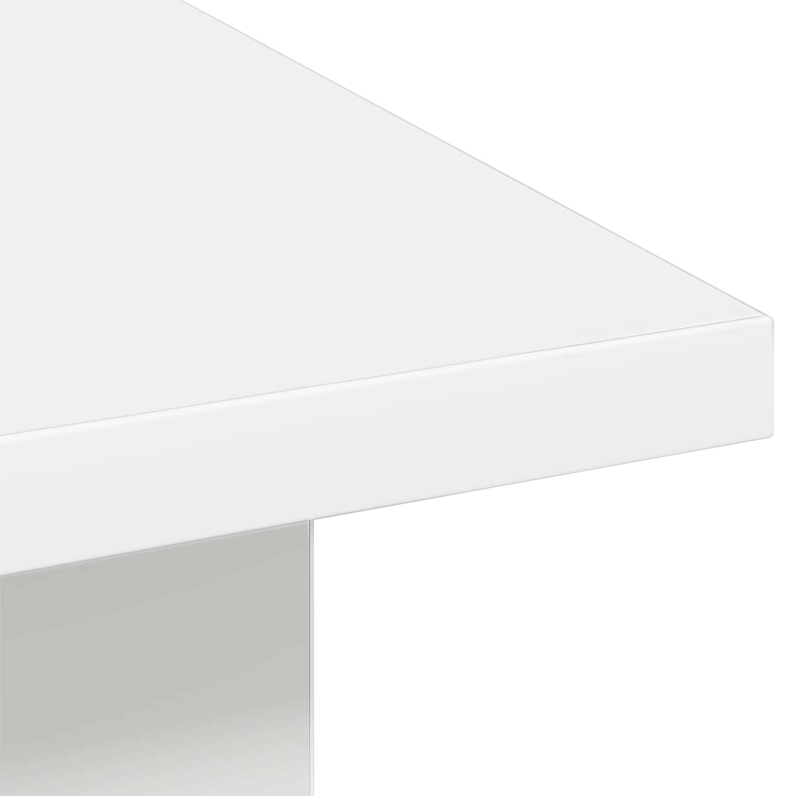 Coffee Table with Drawer White 77 x 55 x 42 cm Engineered Wood
