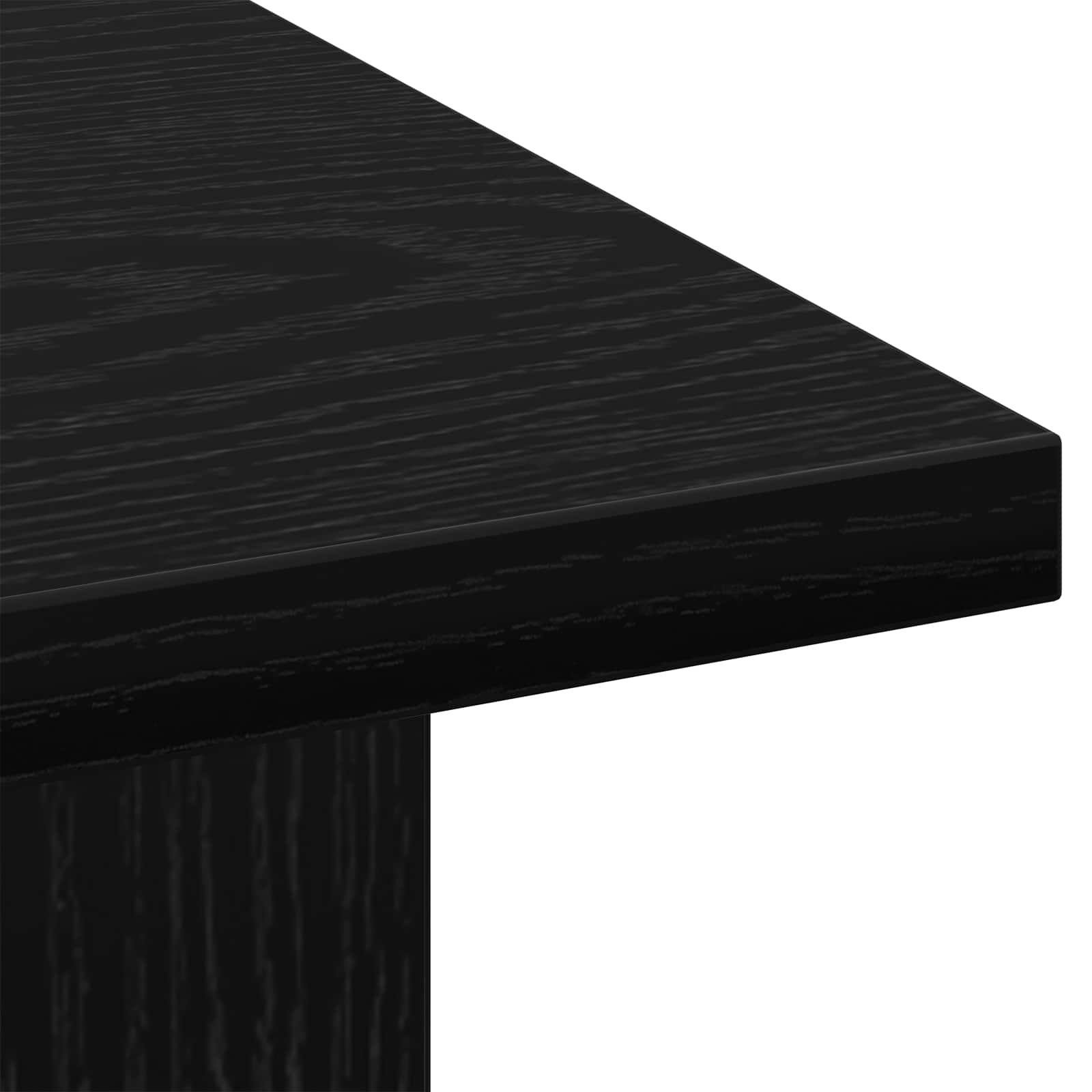 Coffee Table Black Oak 77 x 55 x 42 cm Engineered Wood