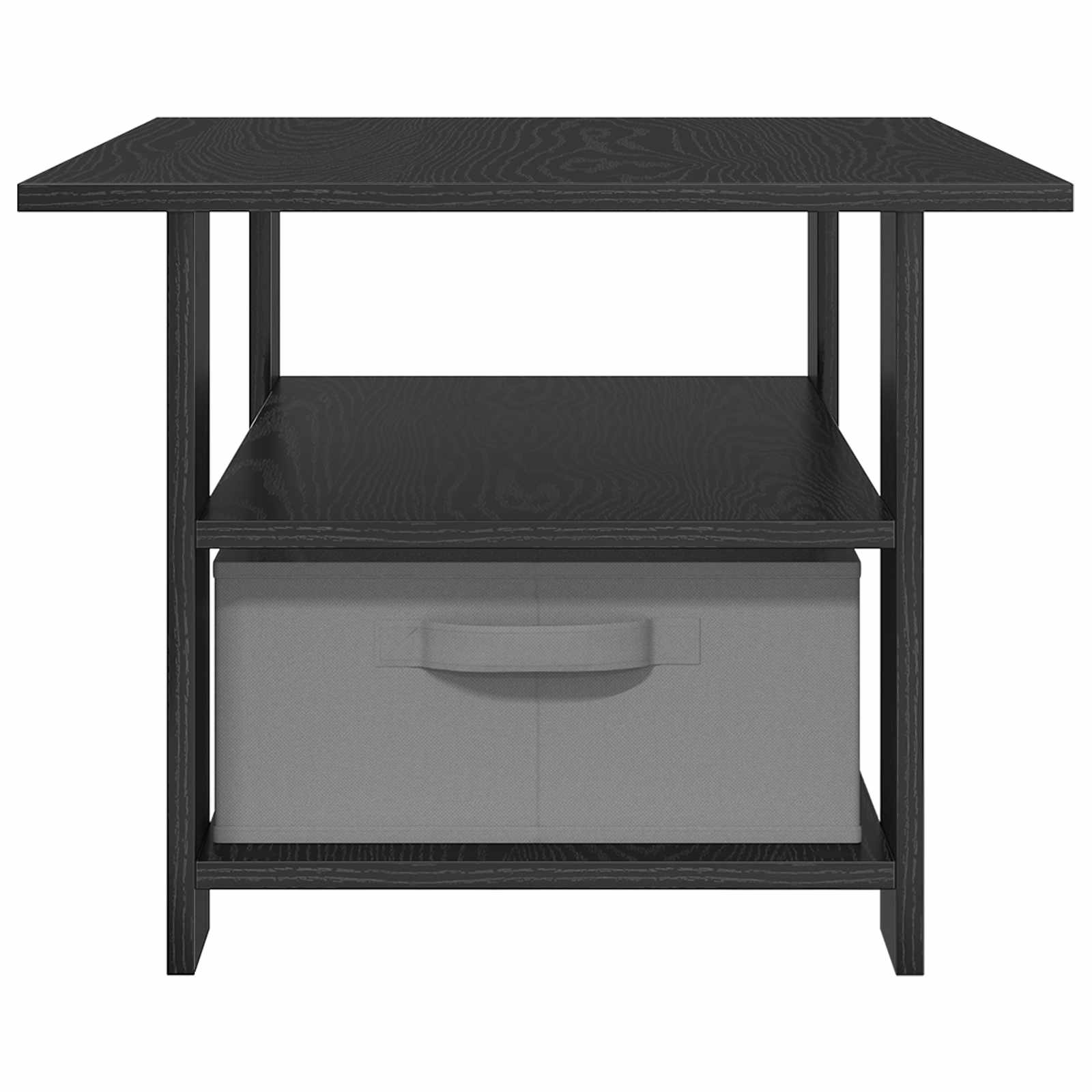 Coffee Table Black Oak 77 x 55 x 42 cm Engineered Wood