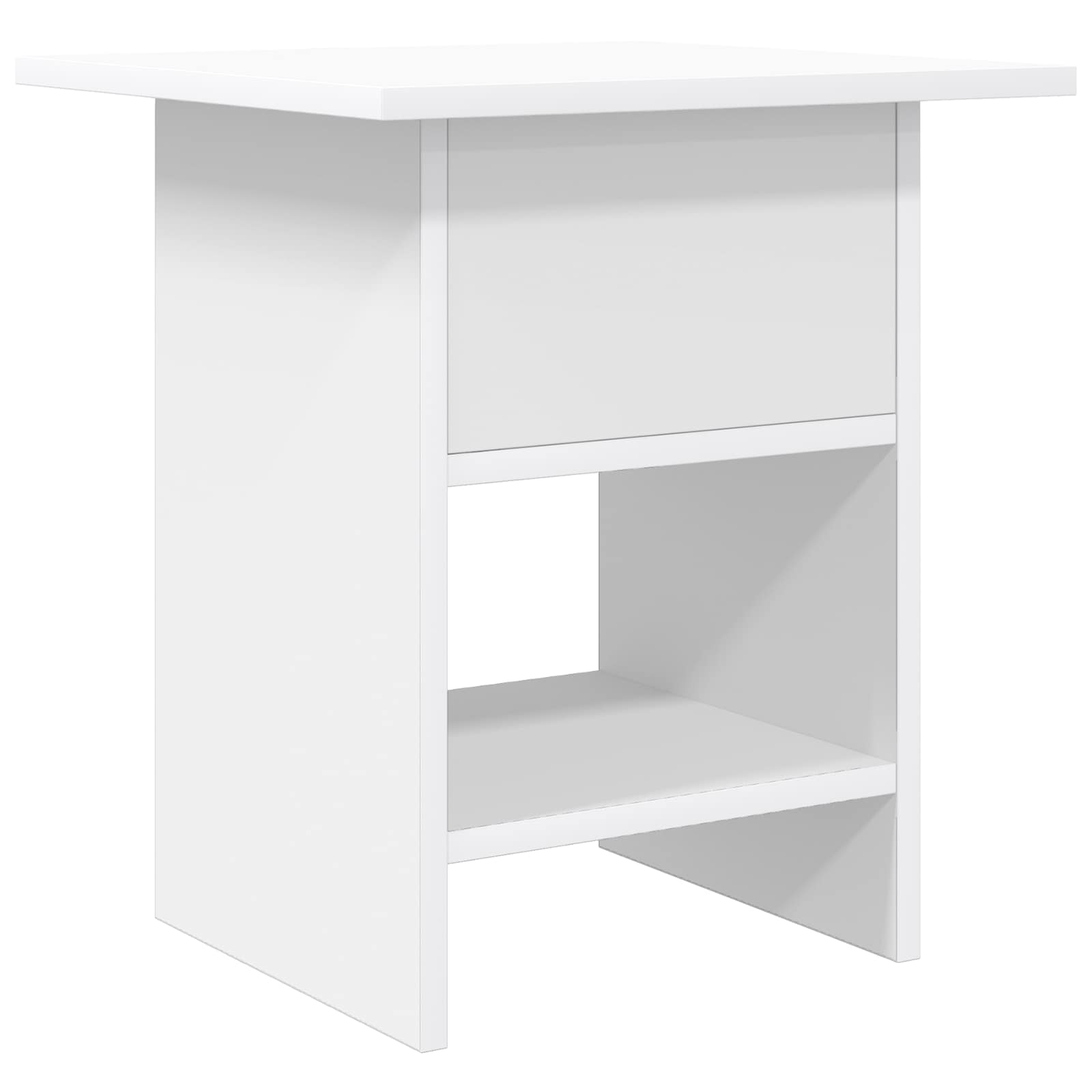 Bedside Table 2 pcs White 41 x 40 x 45 cm Engineered Wood