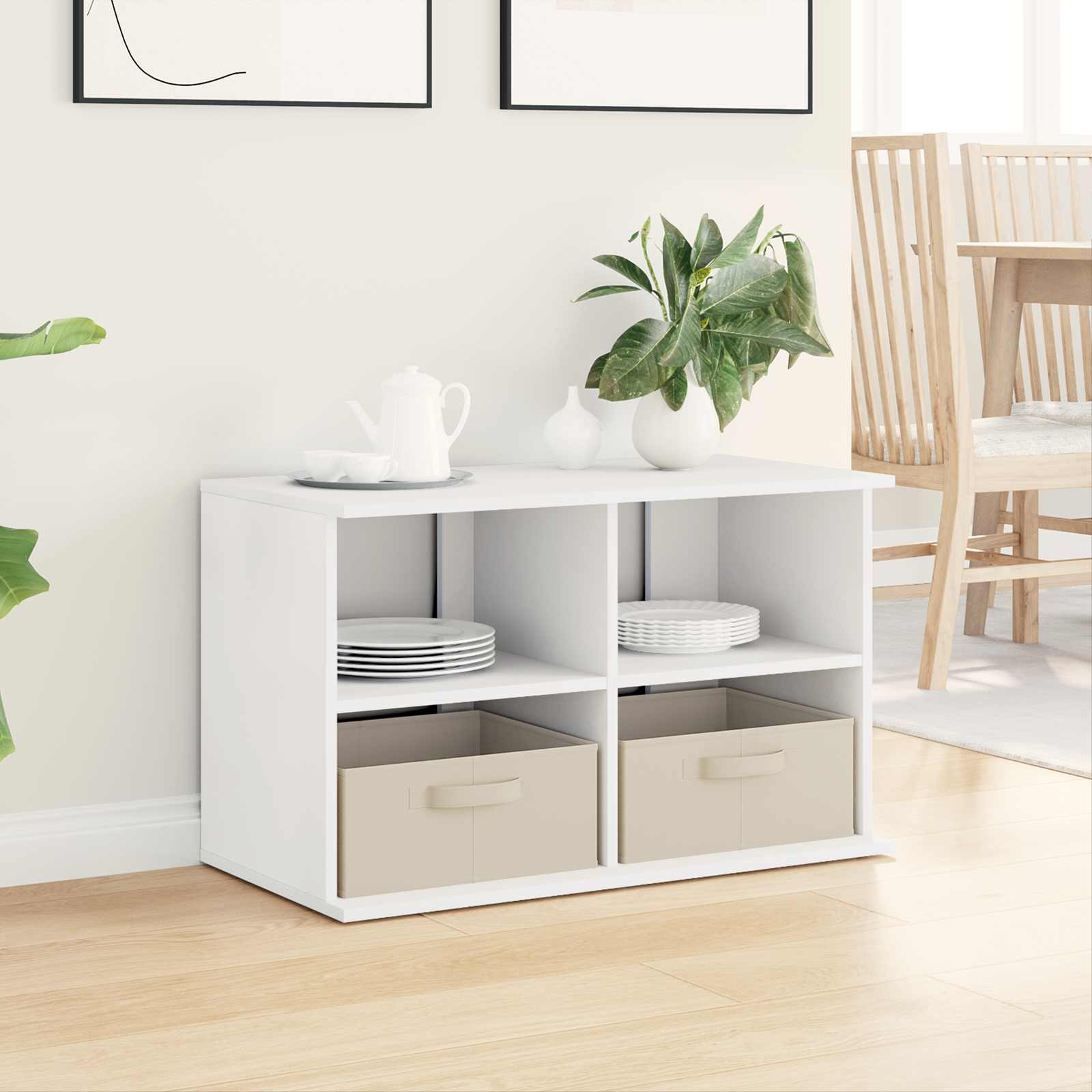 TV stand with Drawer White 79 x 40 x 48 cm