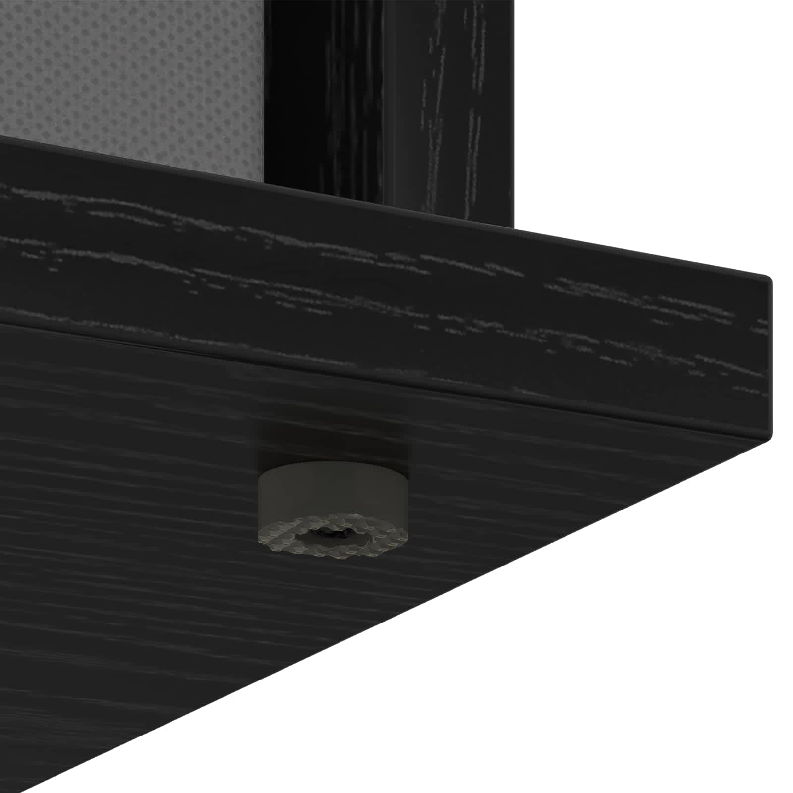 TV stand with Drawer Black Oak 79 x 40 x 48 cm