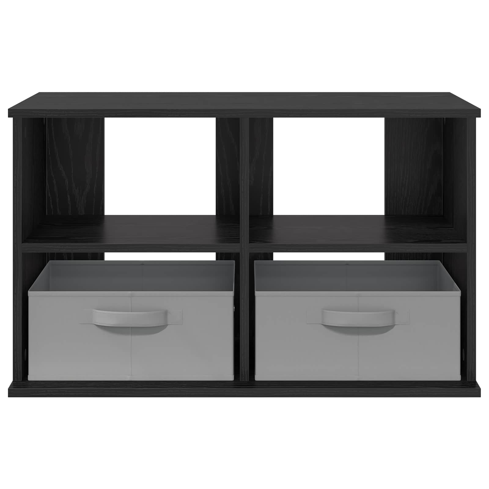 TV stand with Drawer Black Oak 79 x 40 x 48 cm