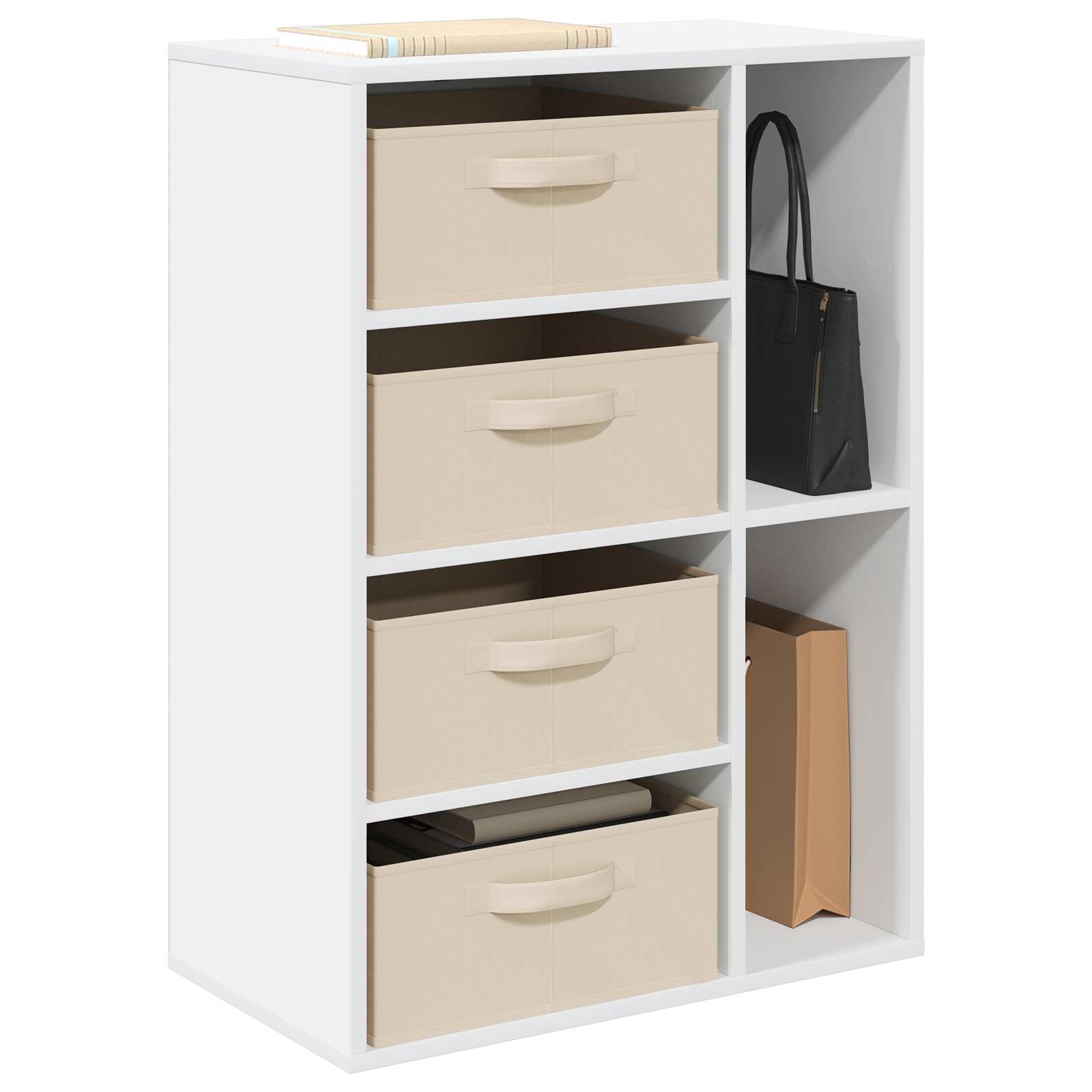 Sideboard with Drawer White 60 x 33.5 x 84 cm
