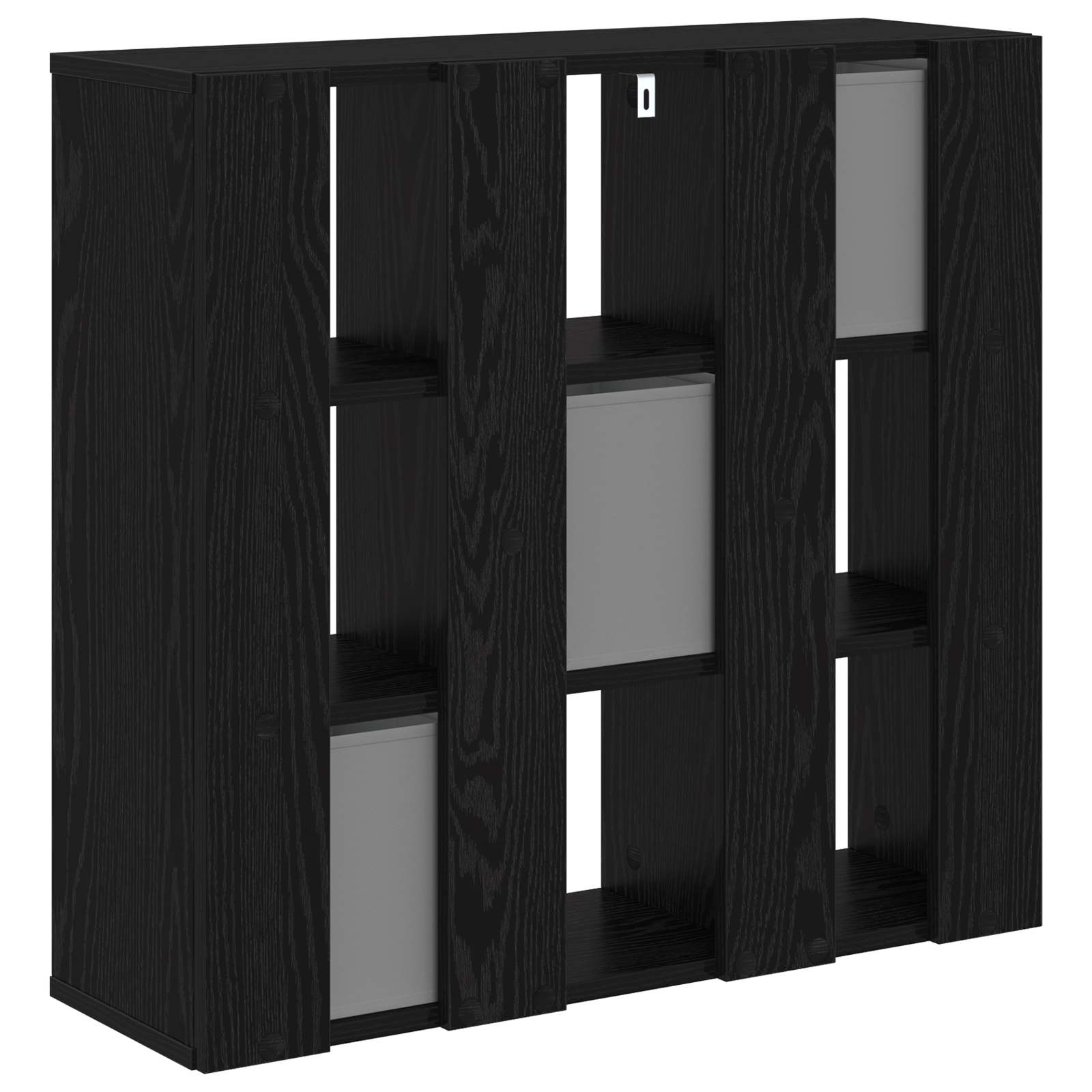 Sideboard with Drawer Black Oak 73.5 x 24 x 69.5 cm