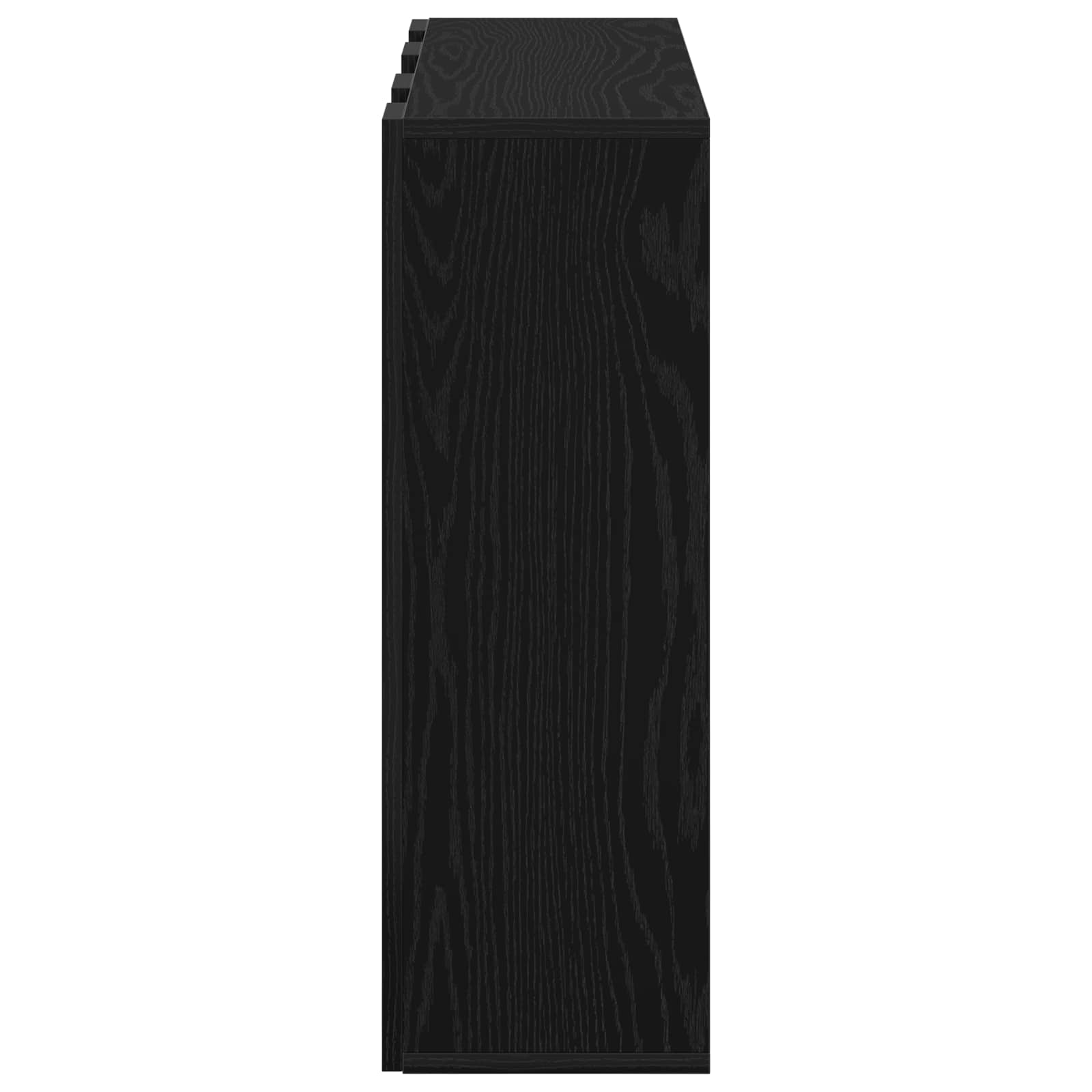 Sideboard with Drawer Black Oak 73.5 x 24 x 69.5 cm