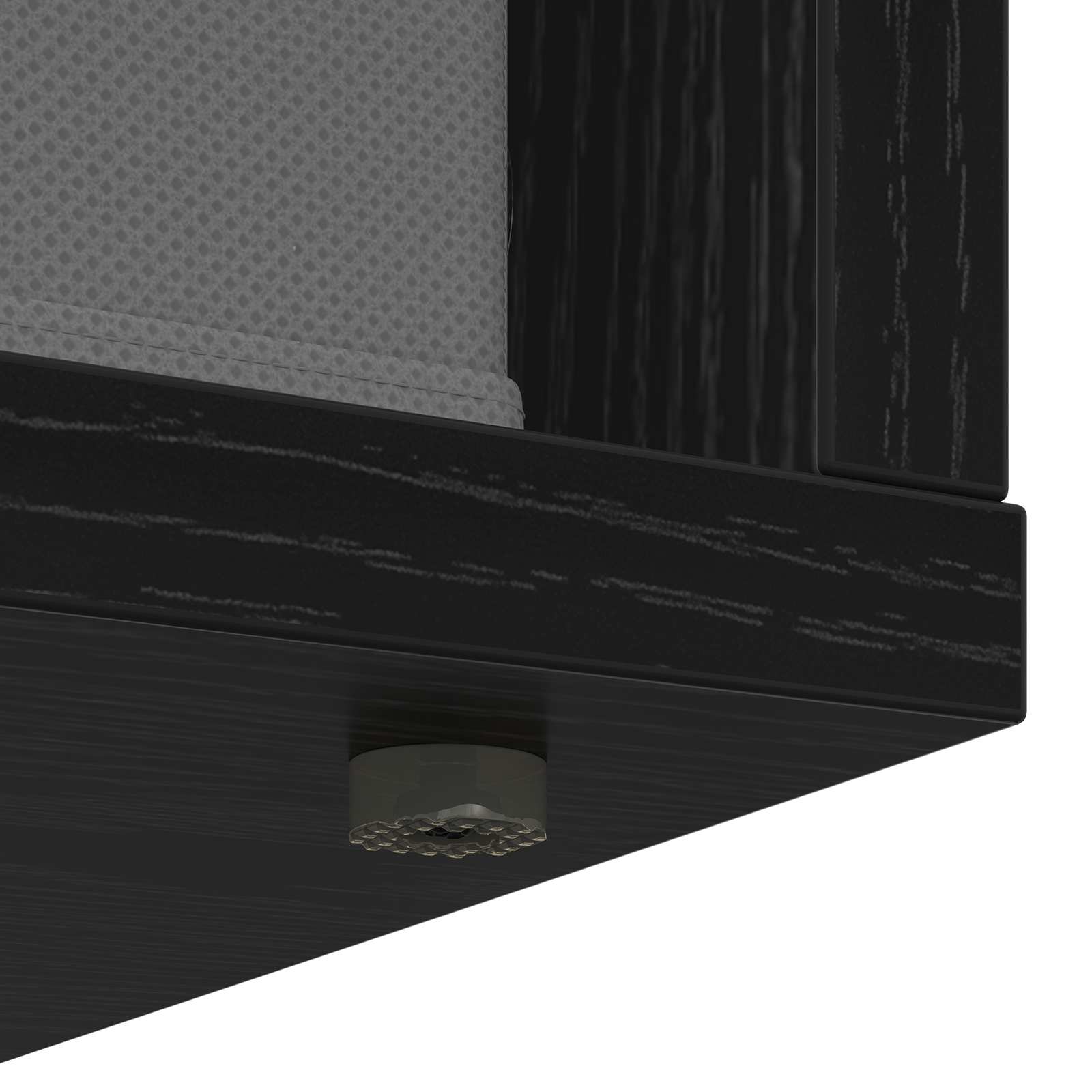 Sideboard with Drawer Black Oak 88.5 x 29 x 84.5 cm