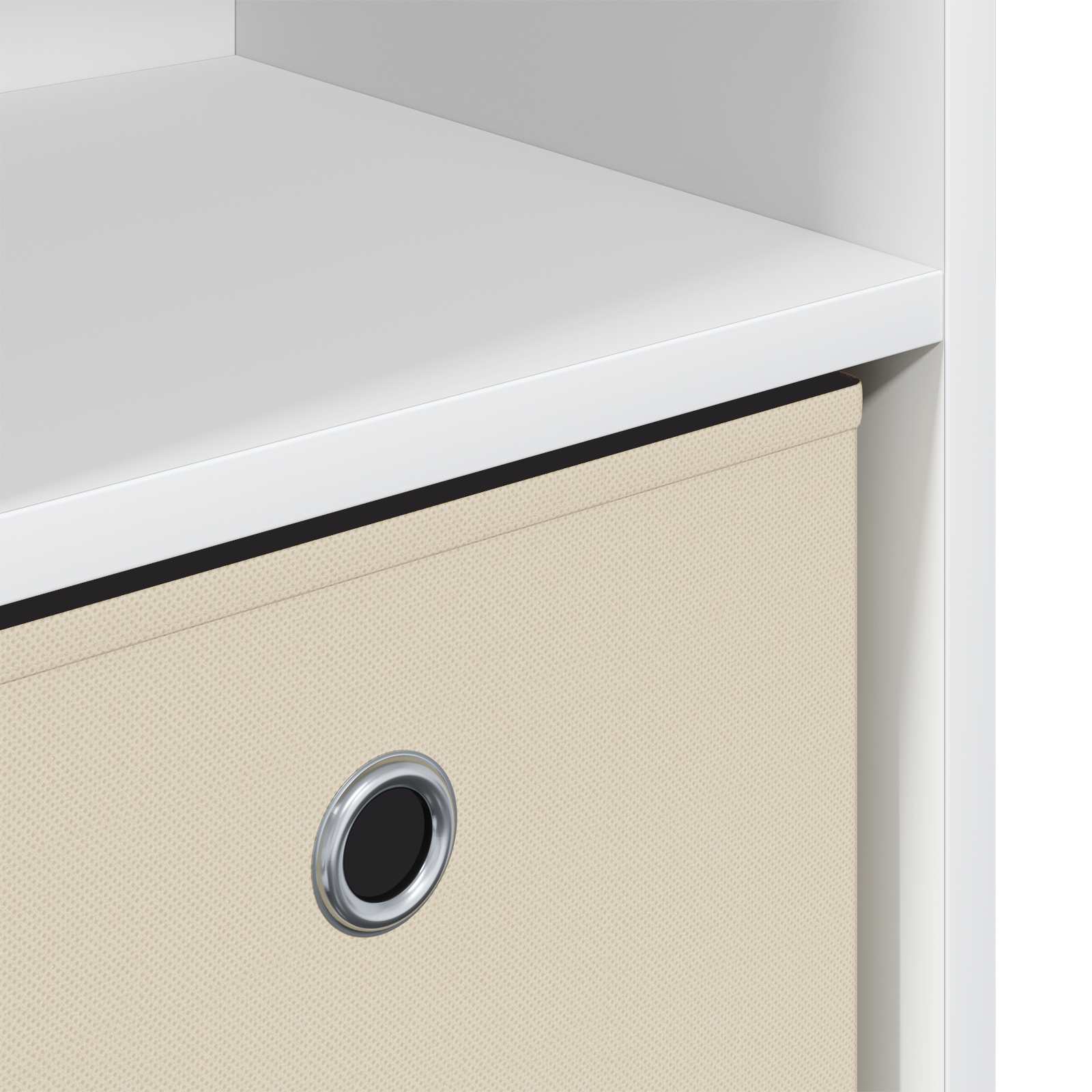 Sideboard with Drawer White 73.5 x 22.5 x 53.5 cm