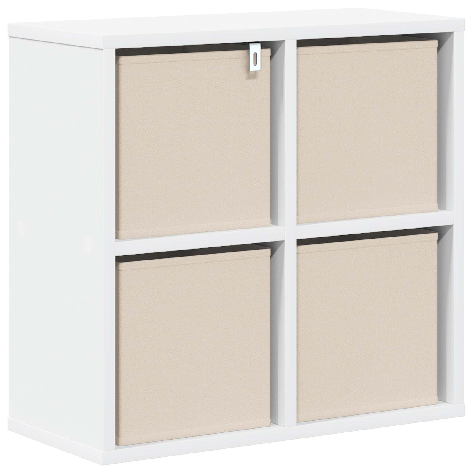 Sideboard with Drawer White 49.5 x 22 x 47 cm