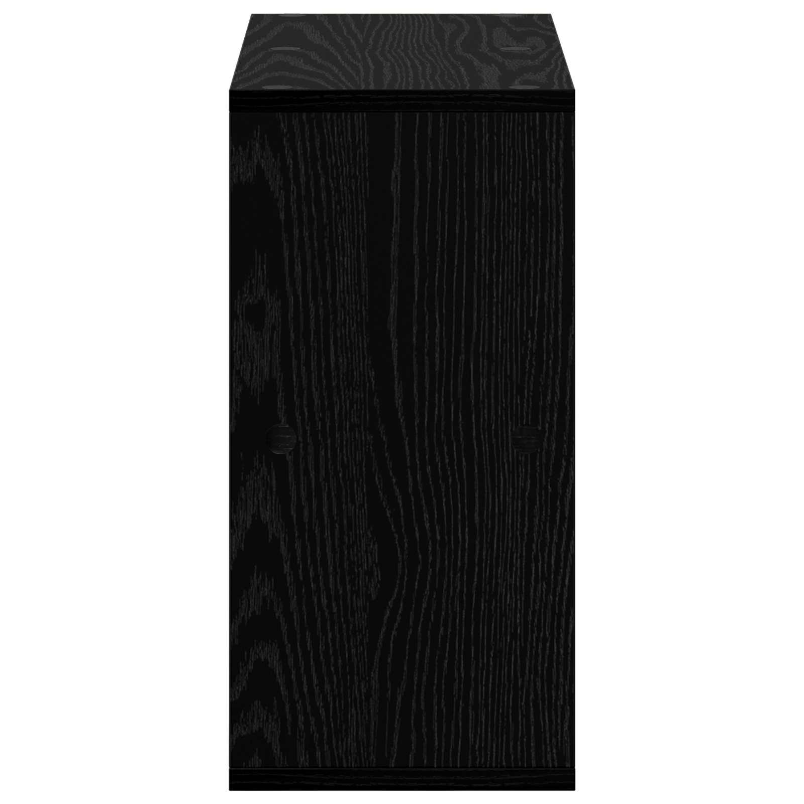 Sideboard with Drawer Black Oak 49.5 x 22 x 47 cm