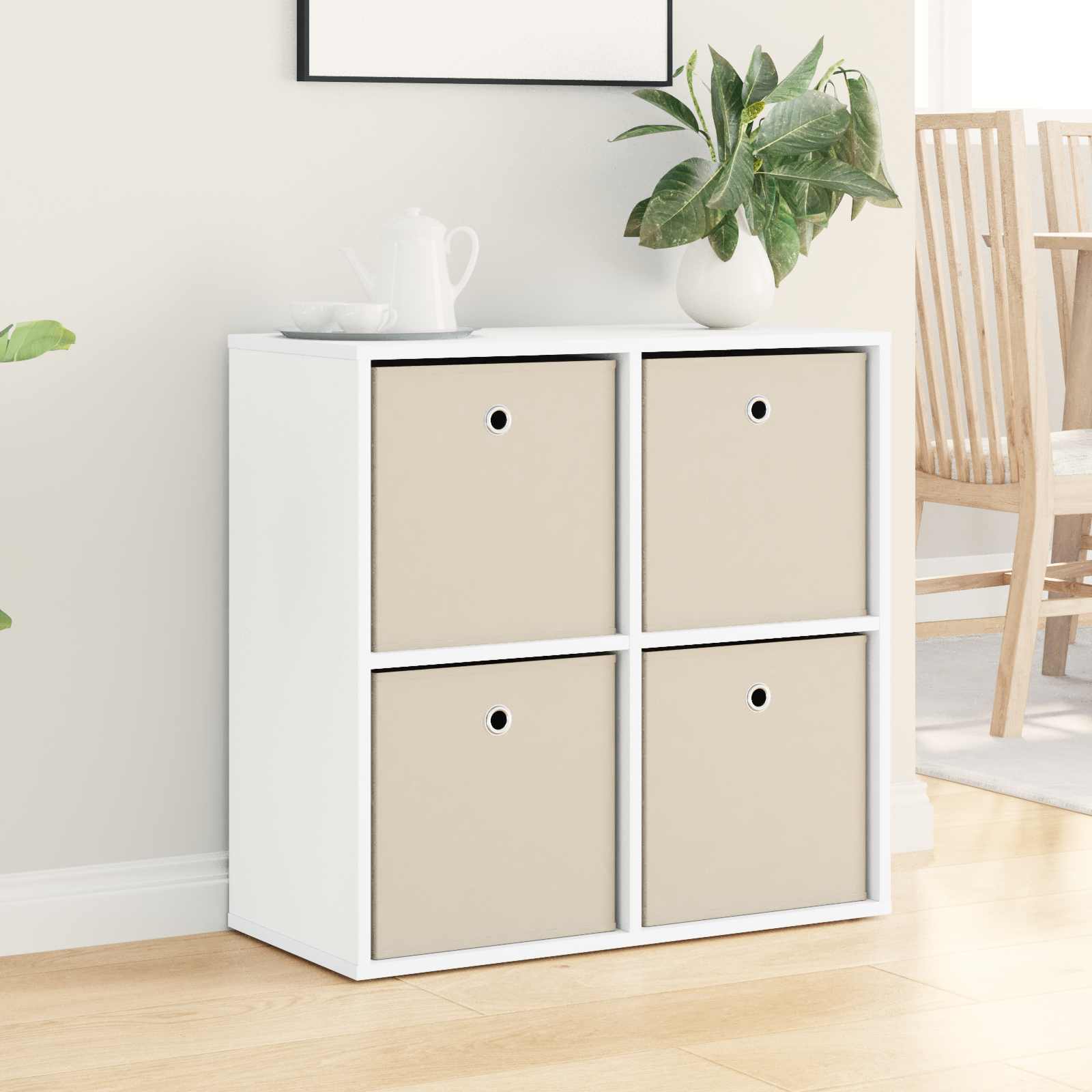 Sideboard with Drawer White 68.5 x 32 x 67 cm