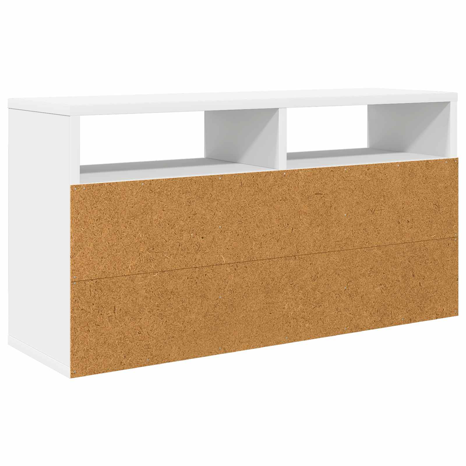 Lowboard with Drawer White 72 x 22.5 x 38 cm