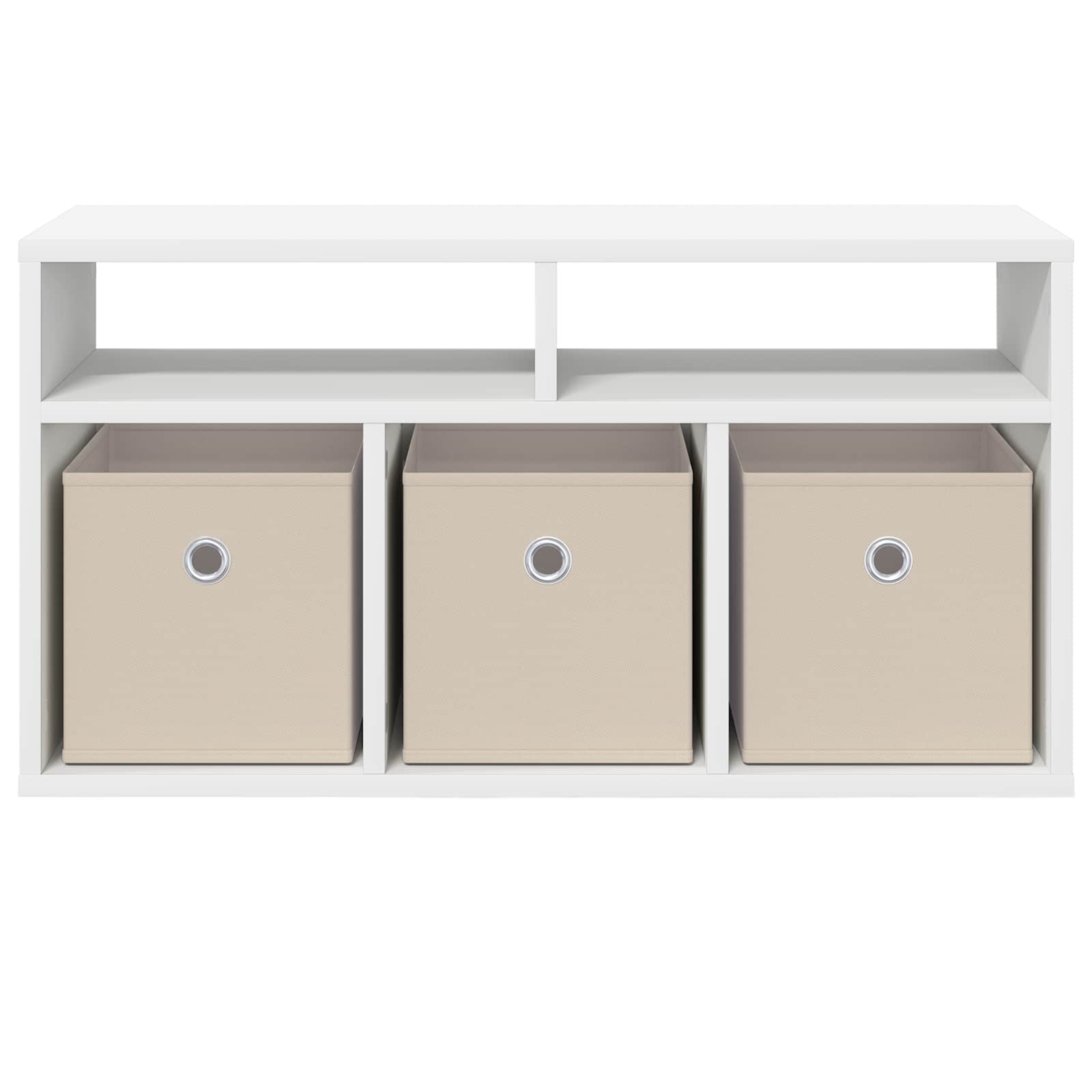 Lowboard with Drawer White 72 x 22.5 x 38 cm