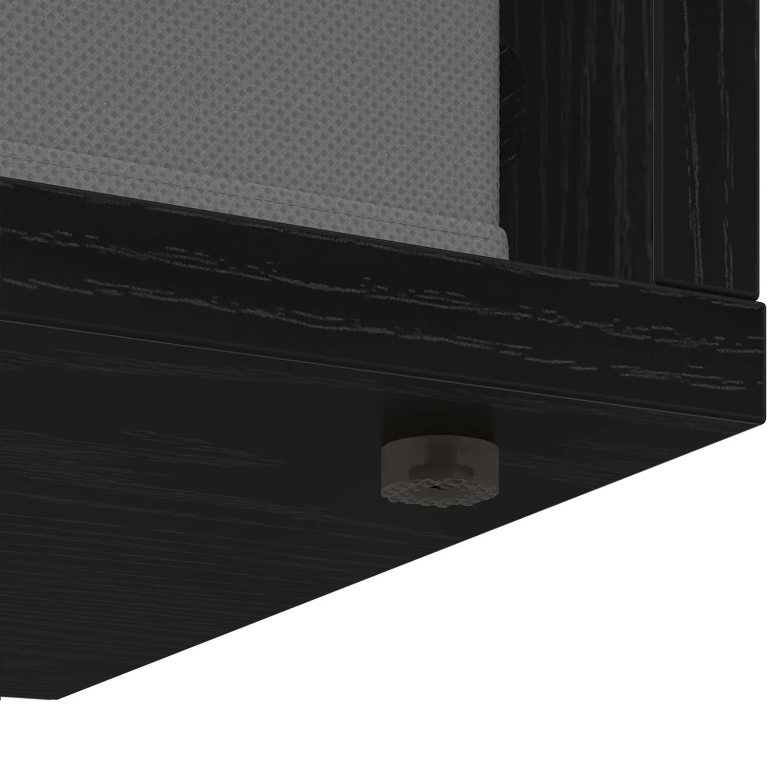 Lowboard with Drawer Black Oak 72 x 22.5 x 38 cm