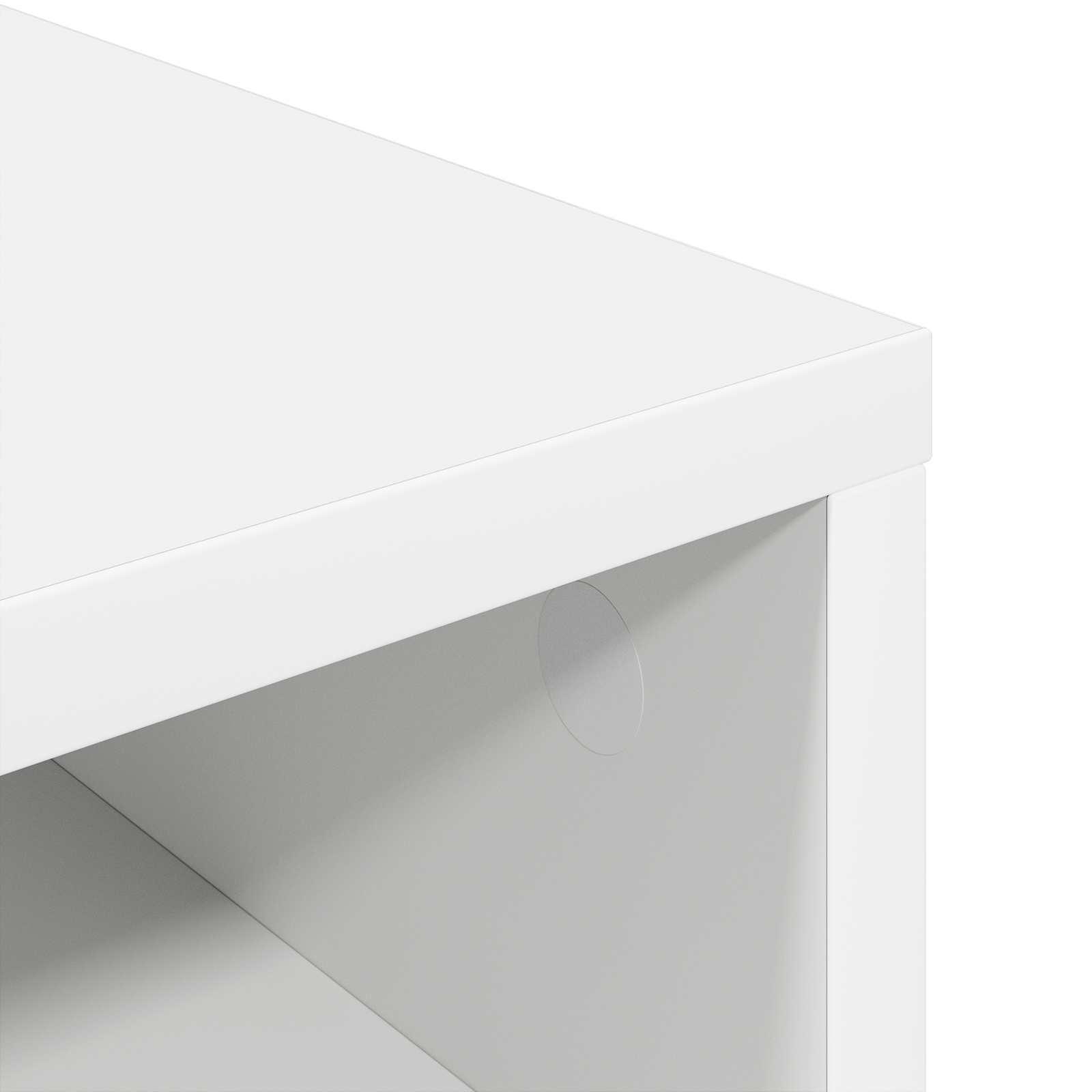Lowboard with Drawer White 102 x 32 x 48.5 cm