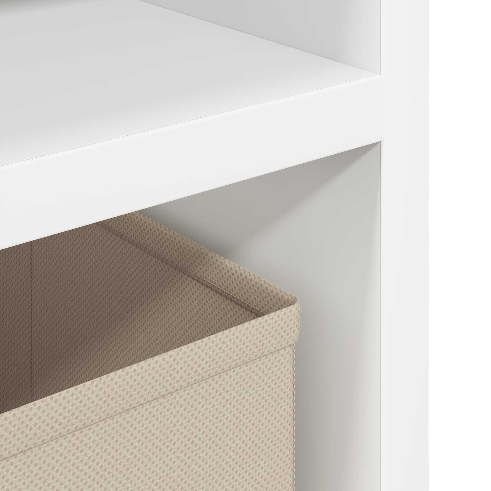 Lowboard with Drawer White 102 x 32 x 48.5 cm
