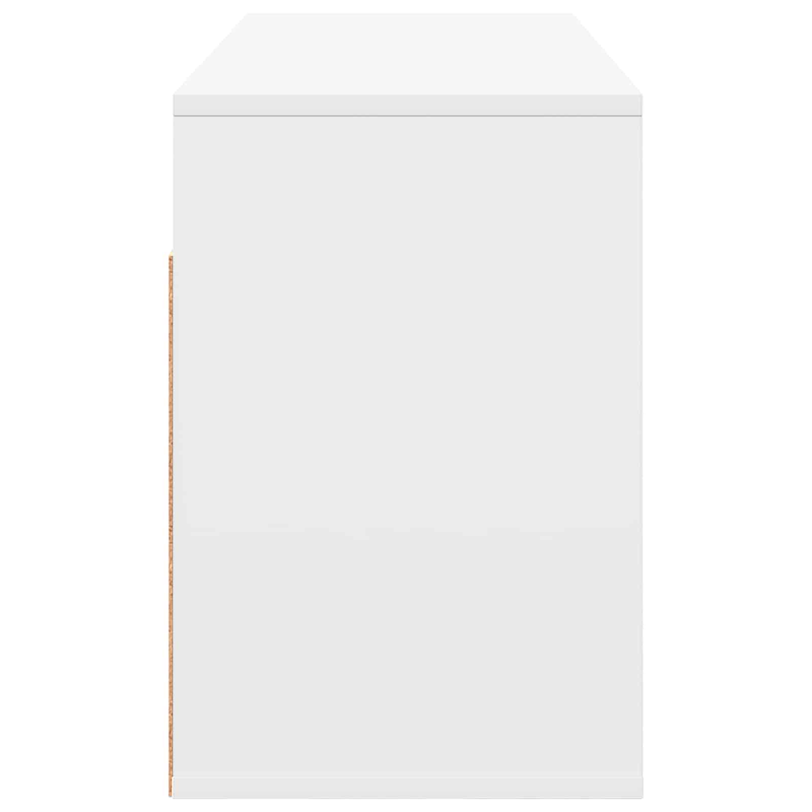 Lowboard with Drawer White 102 x 32 x 48.5 cm
