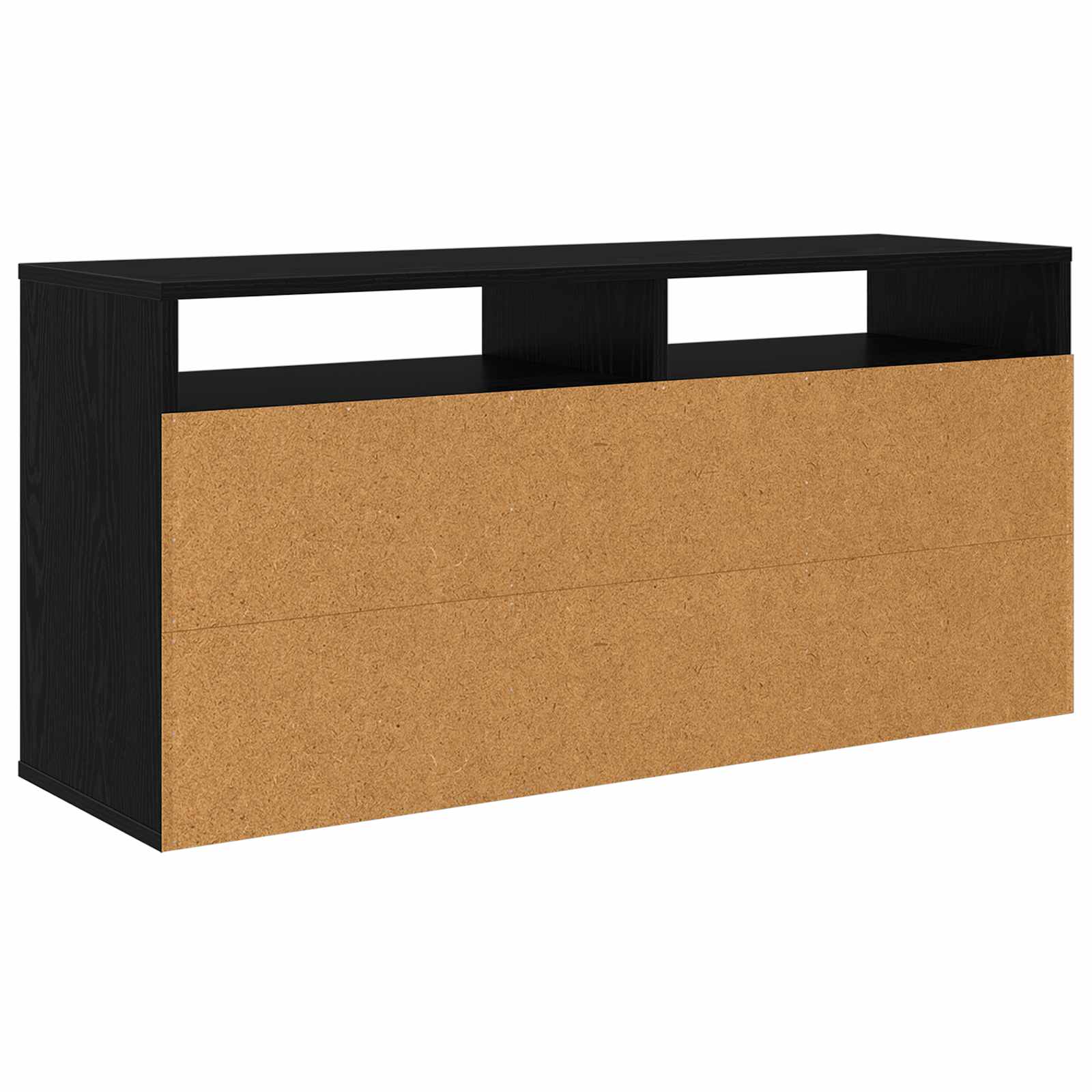 Lowboard with Drawer Black Oak 102 x 32 x 48.5 cm