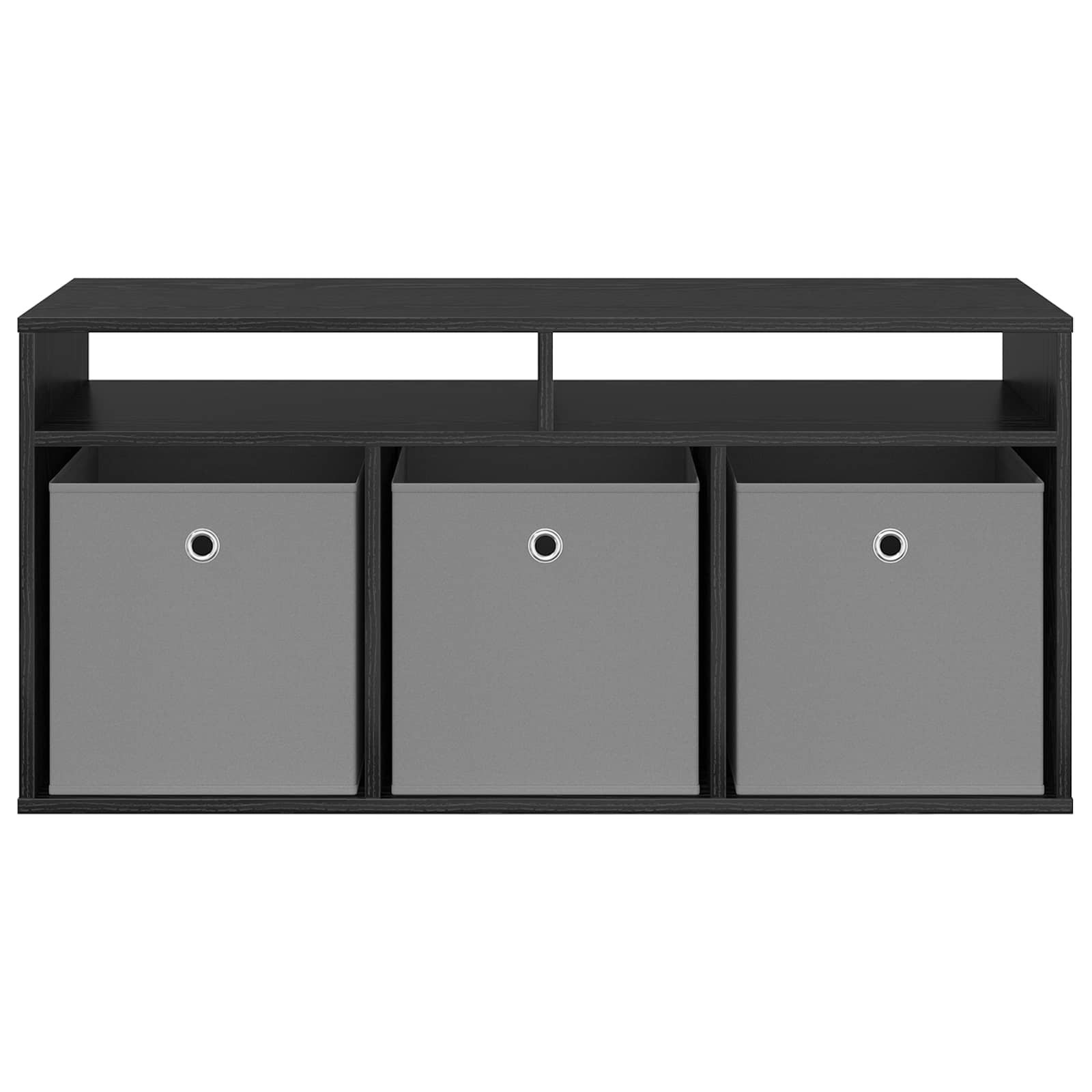 Lowboard with Drawer Black Oak 102 x 32 x 48.5 cm