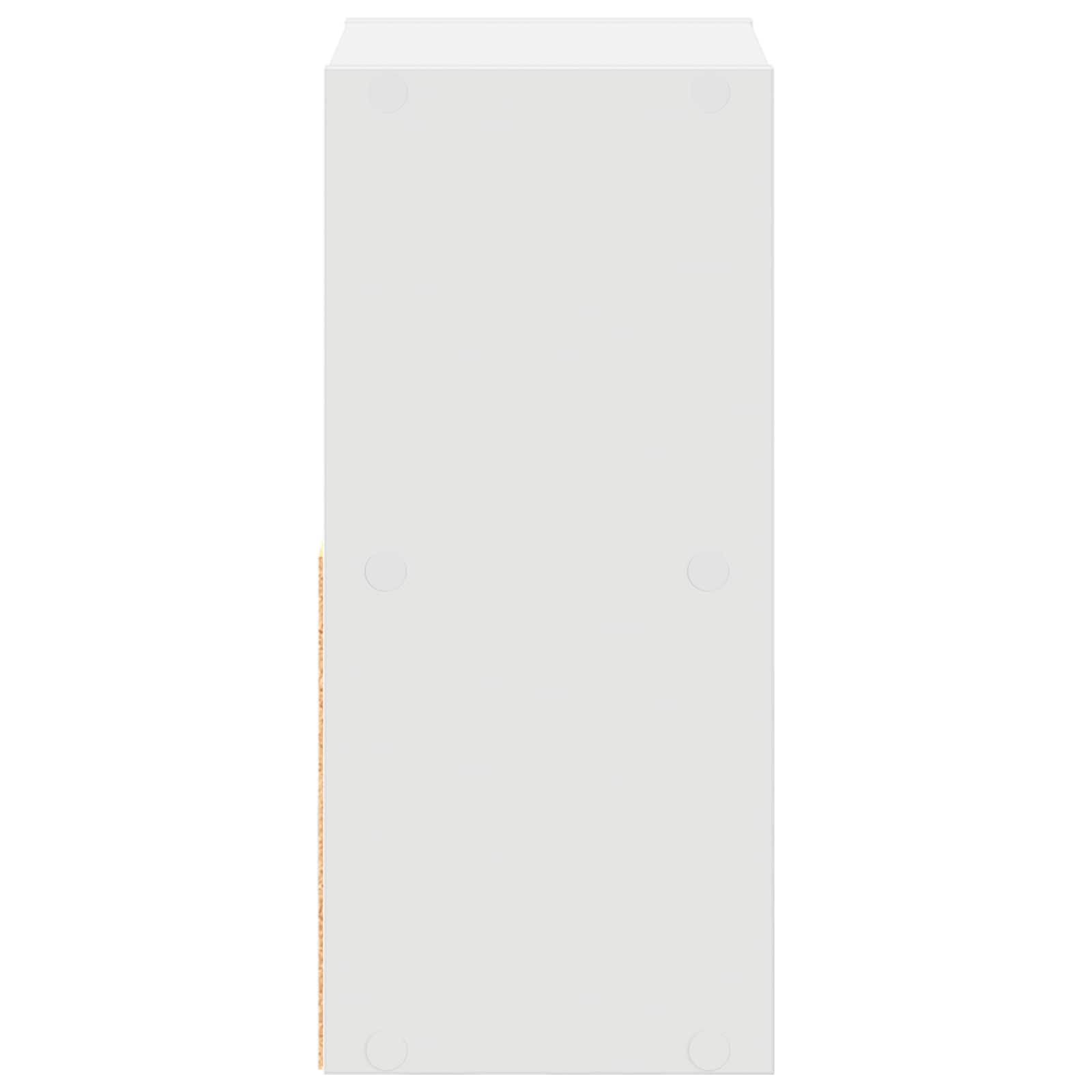 Bedside Table 2 pcs White 25.5 x 22 x 49.5 cm Engineered Wood
