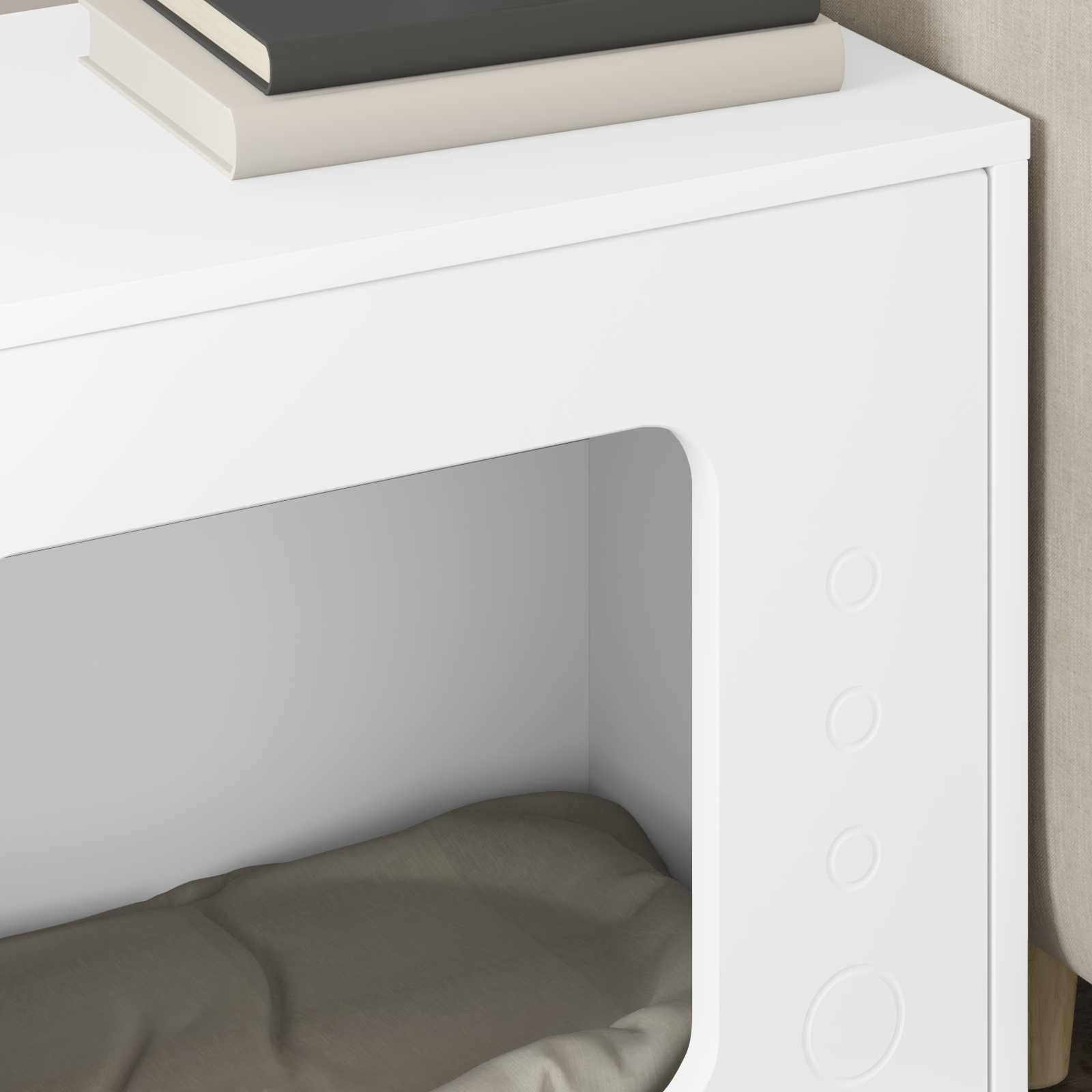 Cat House White 51 x 30 x 42.5 cm Engineered Wood