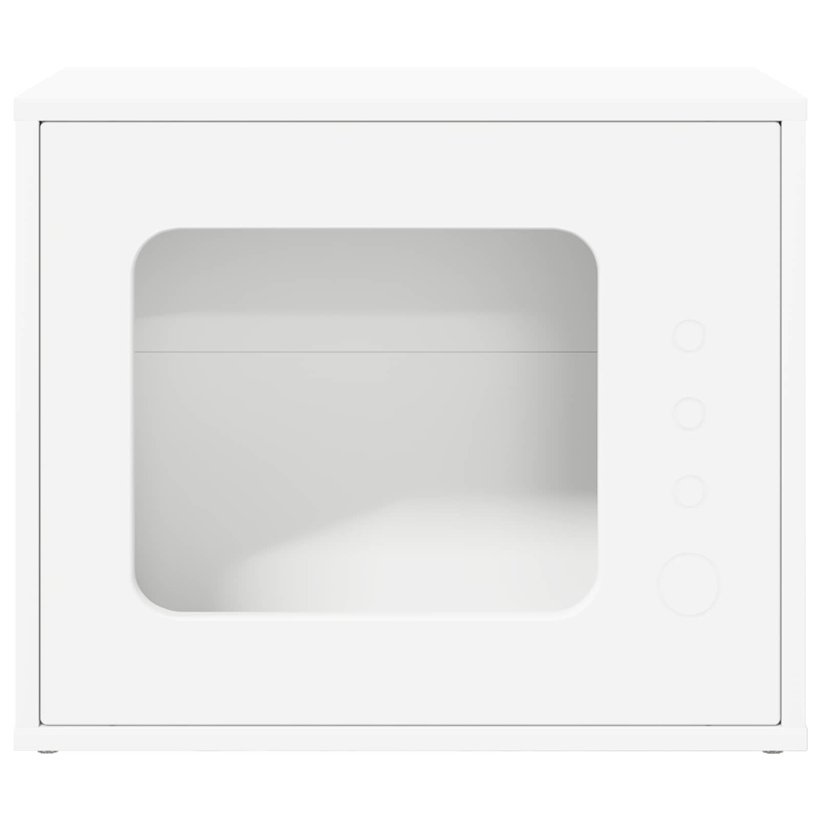 Cat House White 51 x 30 x 42 cm Engineered Wood