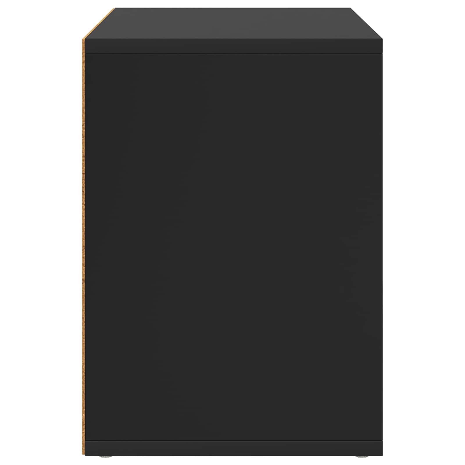 Cat House Black 51 x 30 x 42.5 cm Engineered Wood