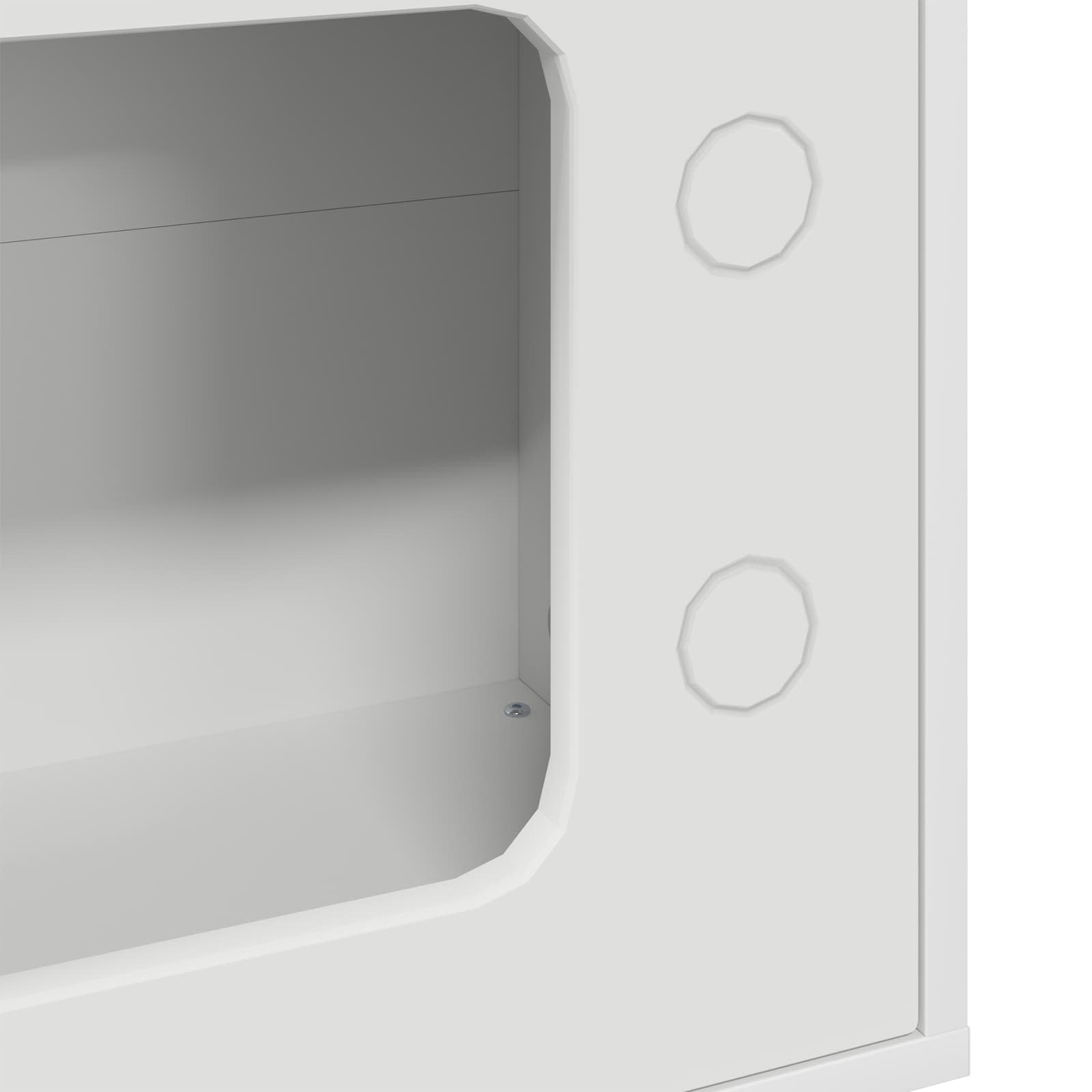 Cat House White 51 x 30 x 52 cm Engineered Wood