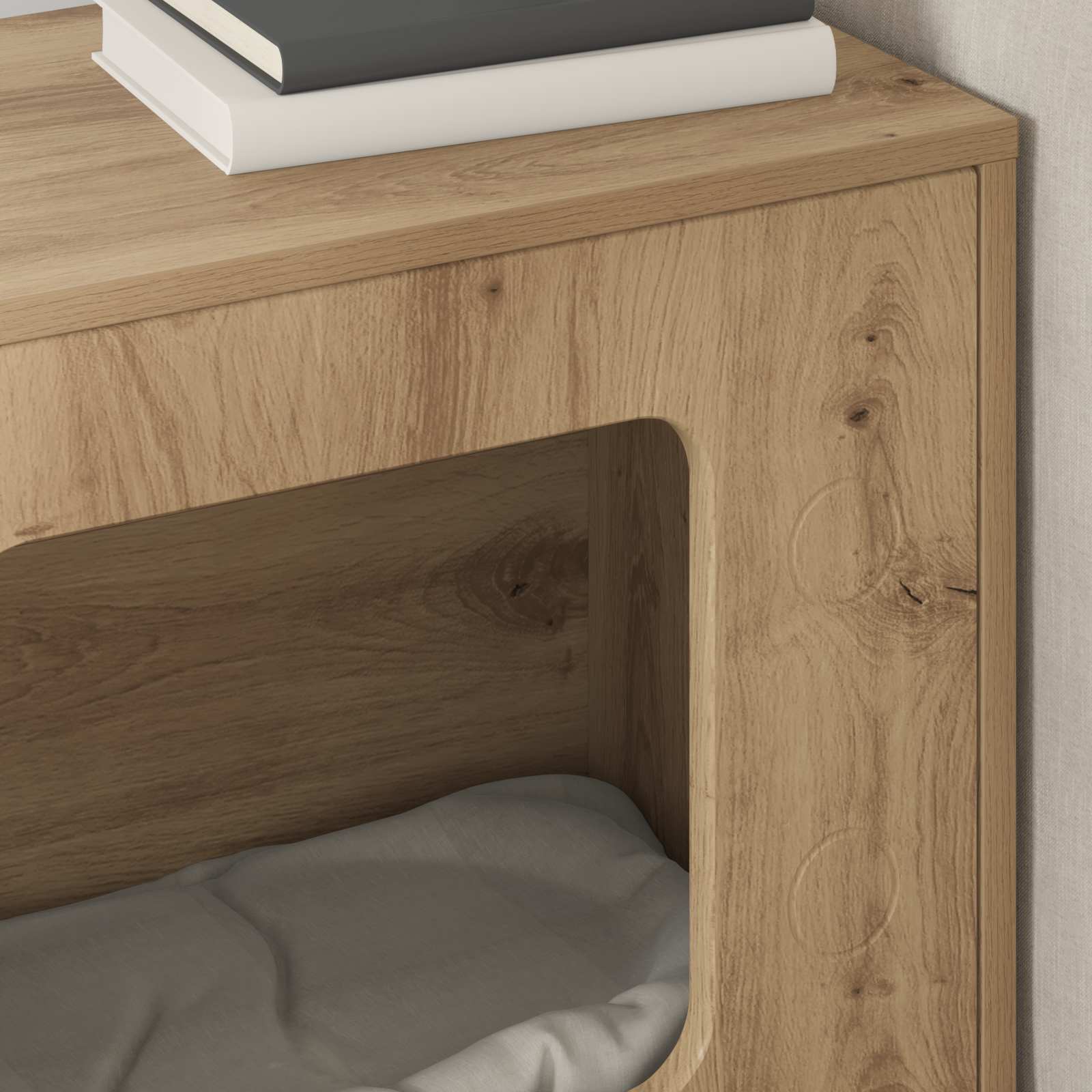 Cat House Artisian Oak 51 x 30 x 52 cm Engineered Wood
