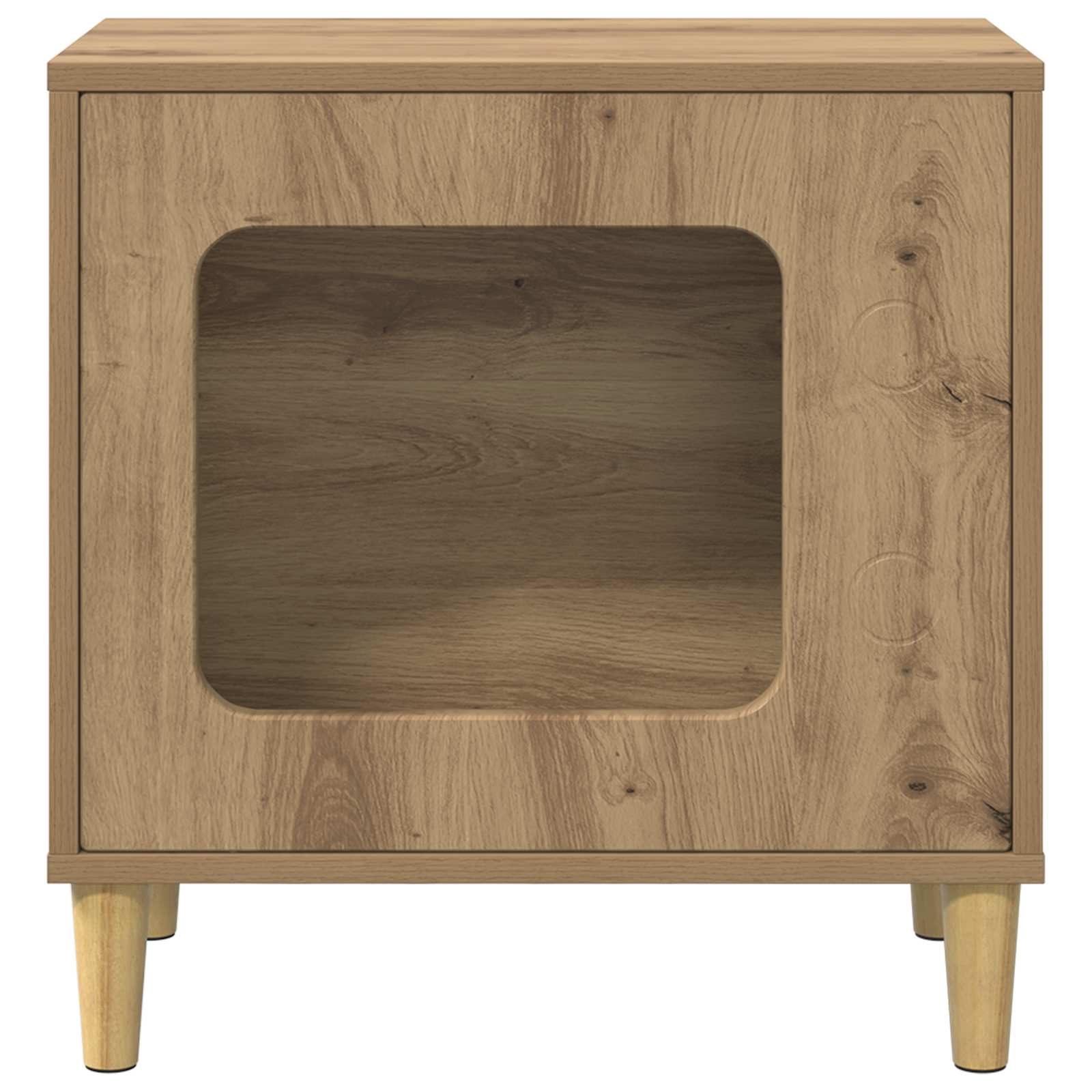 Cat House Artisian Oak 51 x 30 x 52 cm Engineered Wood