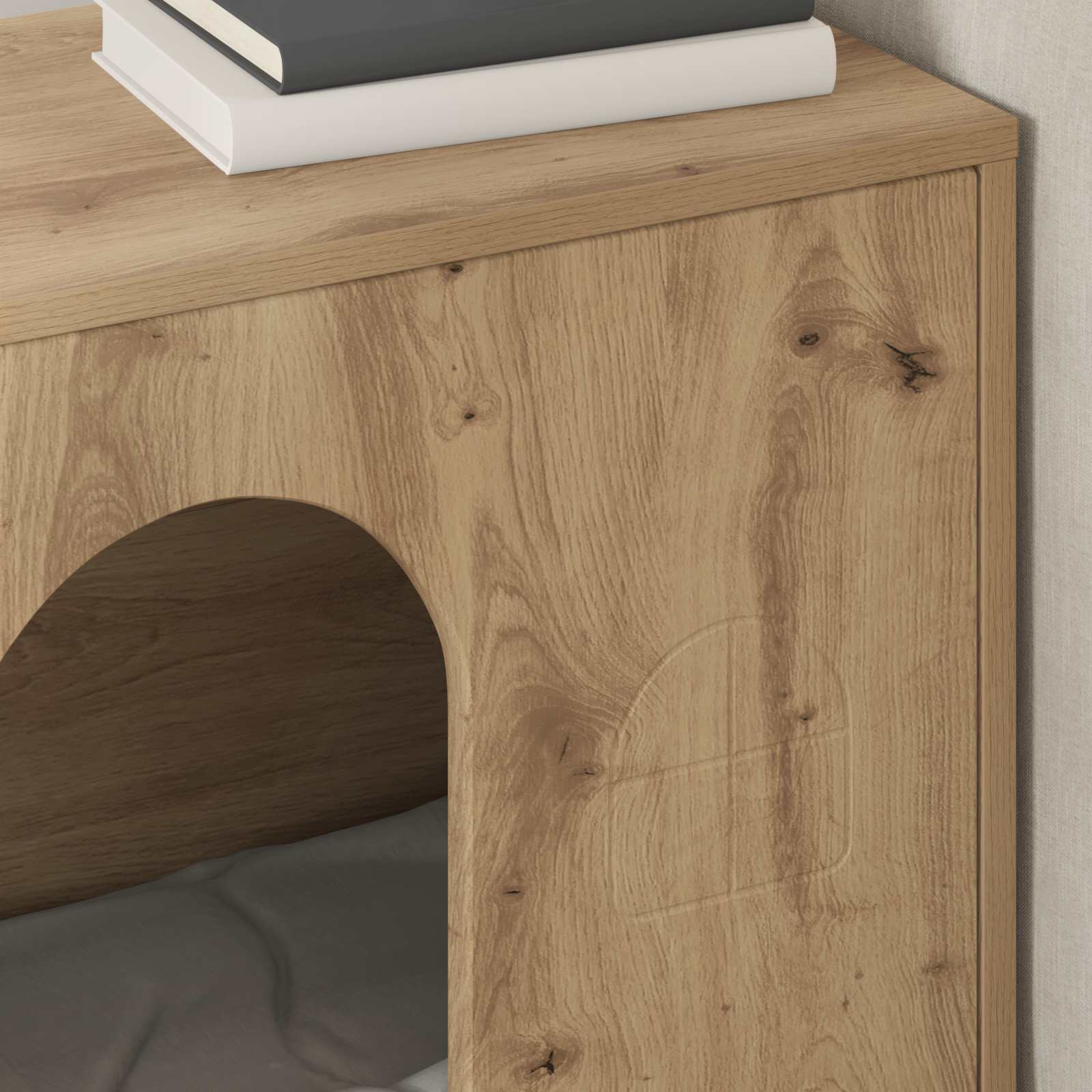Cat House Artisian Oak 51 x 30 x 52 cm Engineered Wood