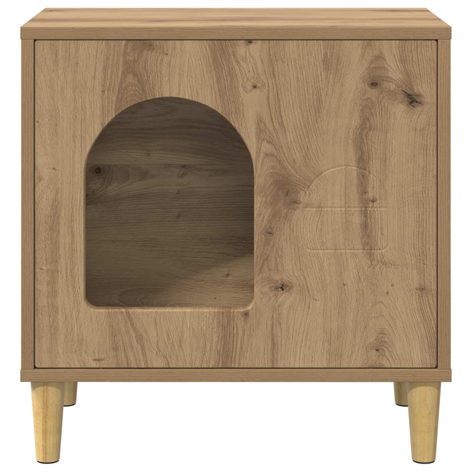 Cat House Artisian Oak 51 x 30 x 52 cm Engineered Wood