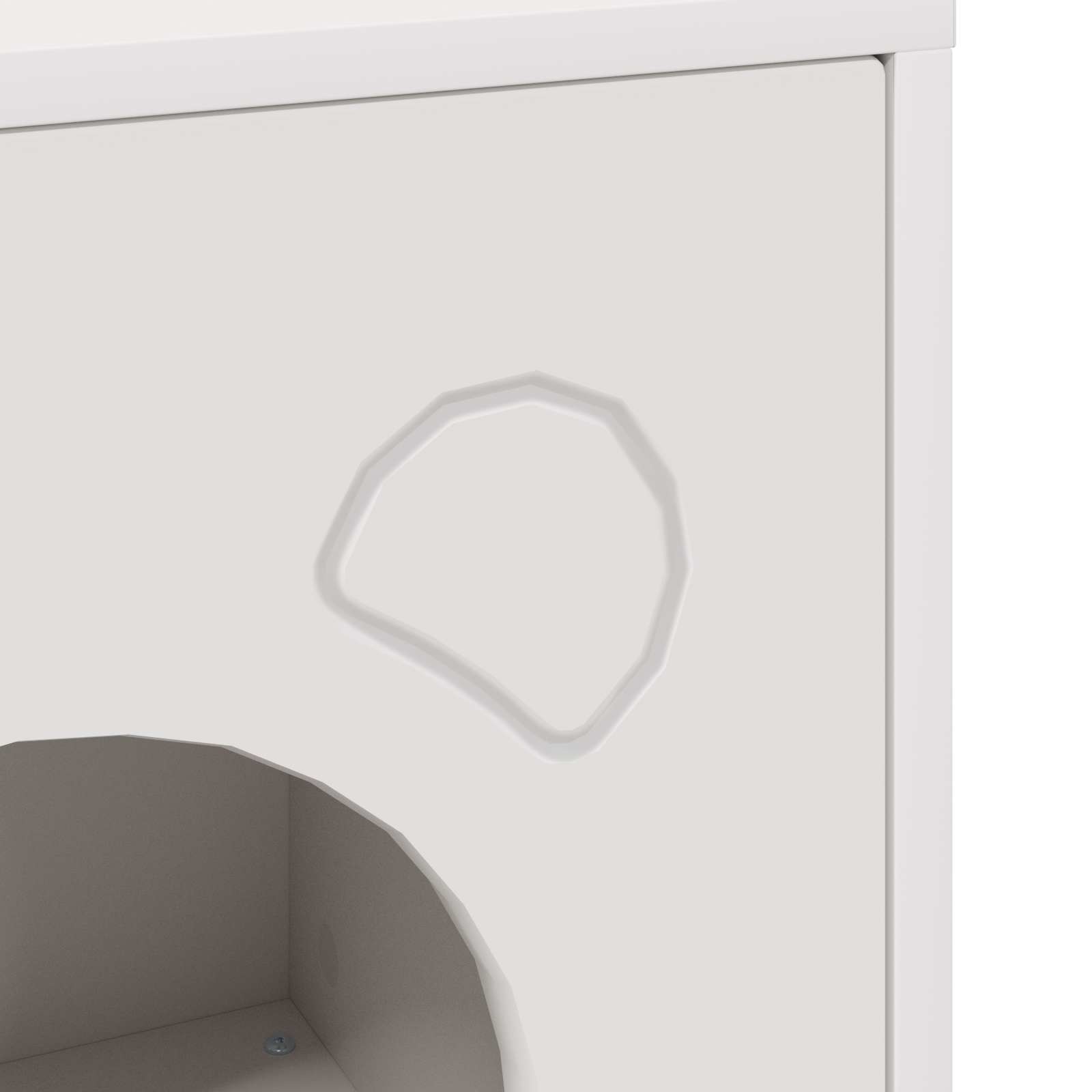 Cat House White 42.5 x 40 x 53 cm Engineered Wood