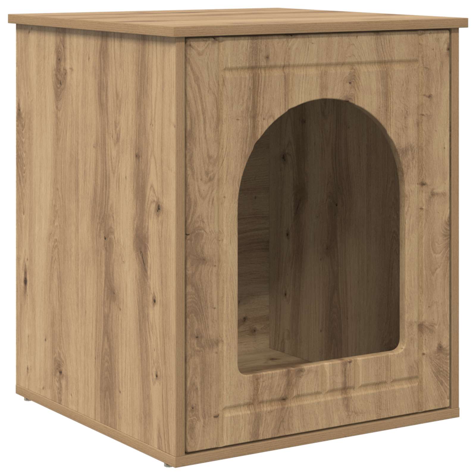 Cat House Artisian Oak 53 x 52 x 62 cm Engineered Wood