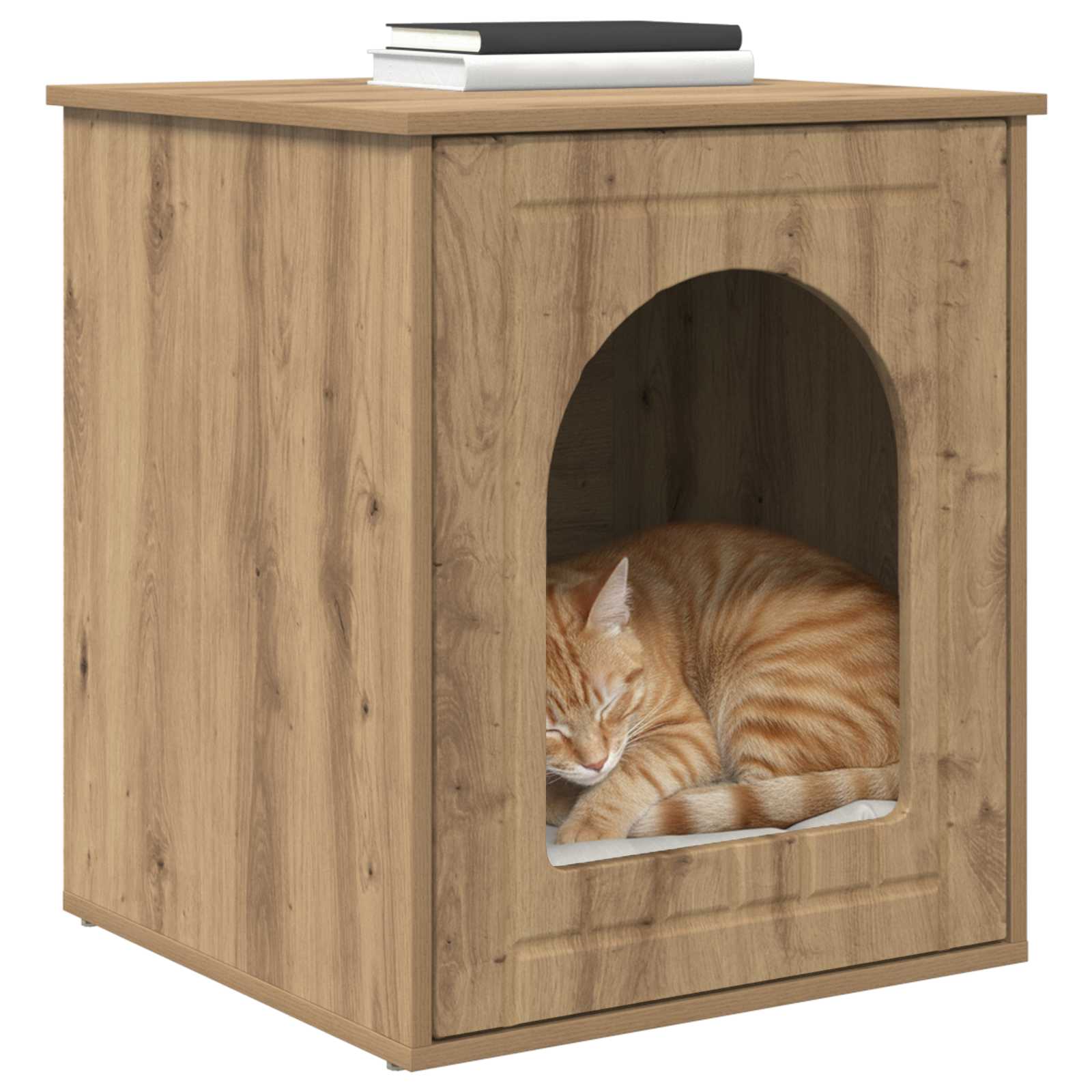 Cat House Artisian Oak 53 x 52 x 62 cm Engineered Wood