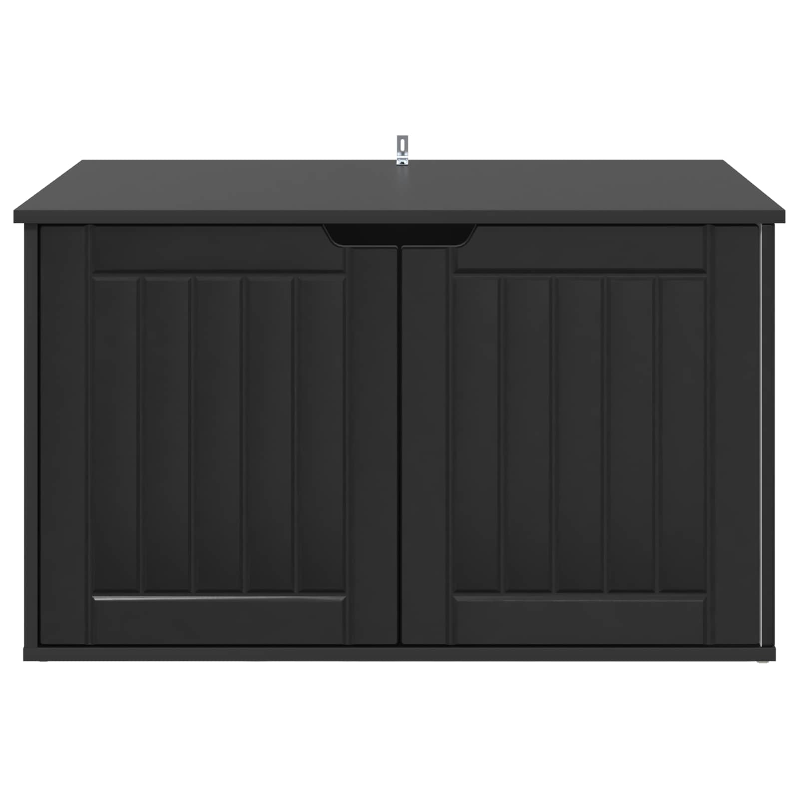 Cat House Black 85 x 55 x 50.5 cm Engineered Wood