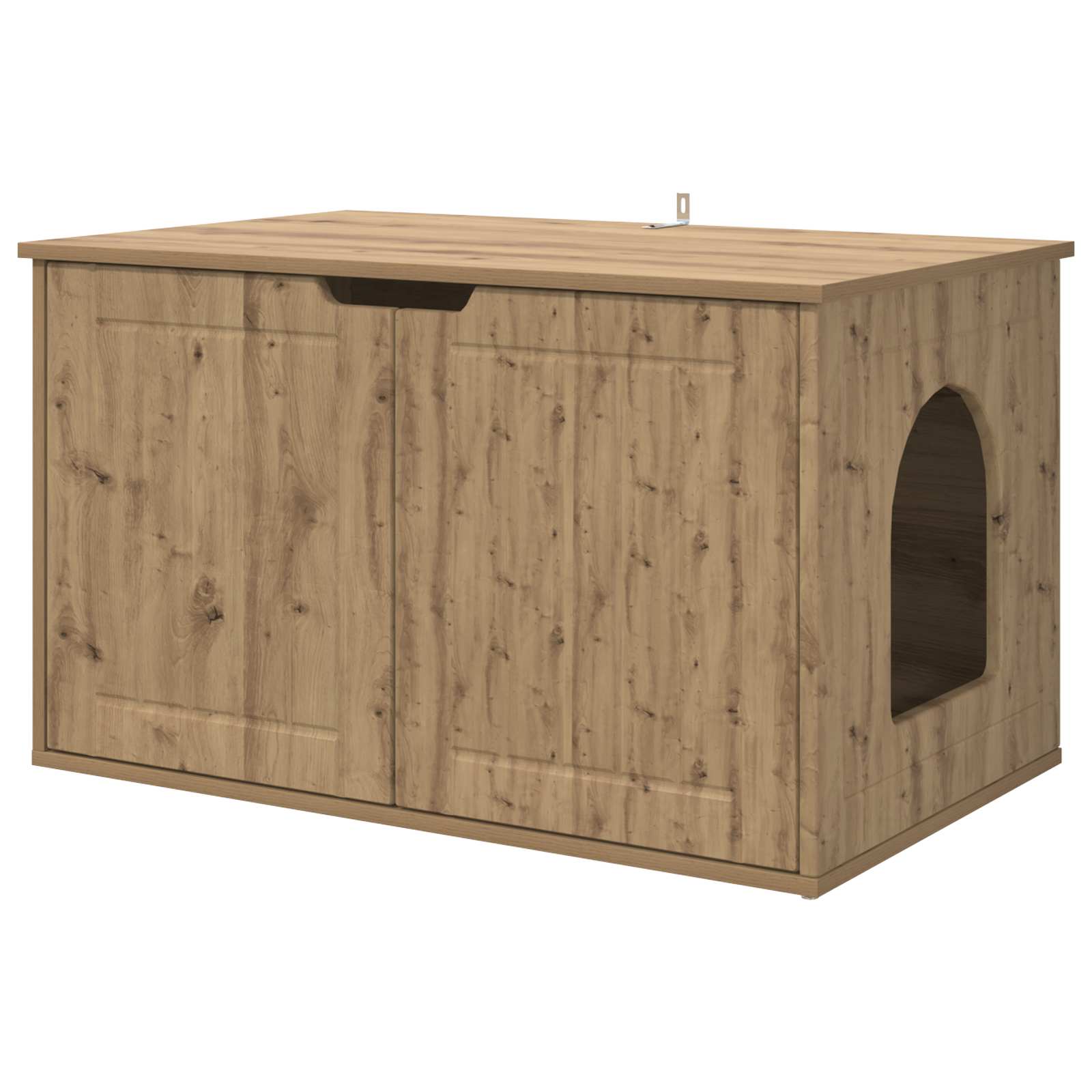 Cat House Artisian Oak 85 x 55 x 50.5 cm Engineered Wood
