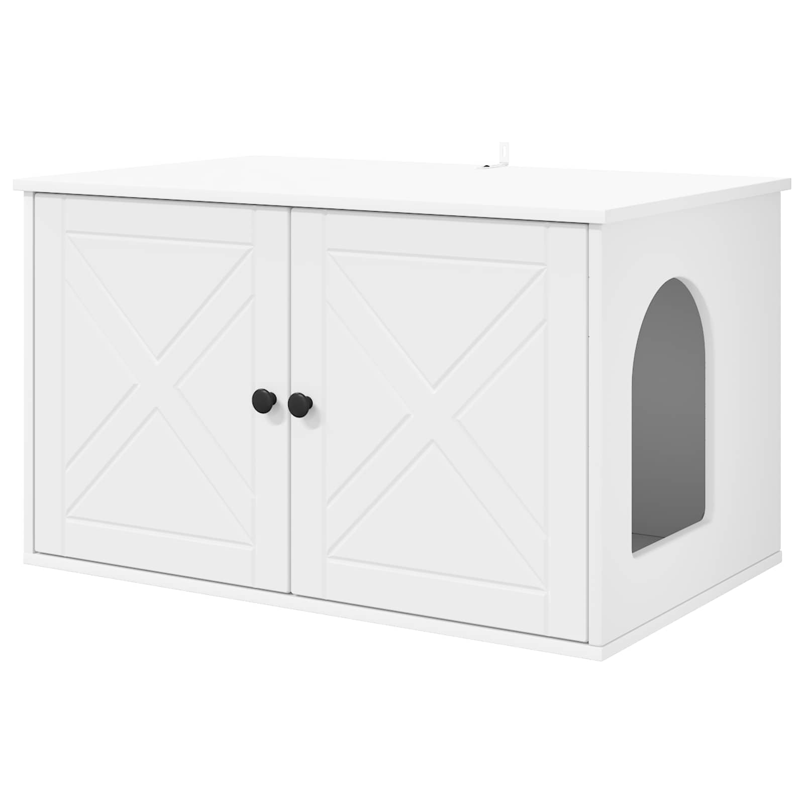 Cat House White 85 x 55 x 50.5 cm Engineered Wood